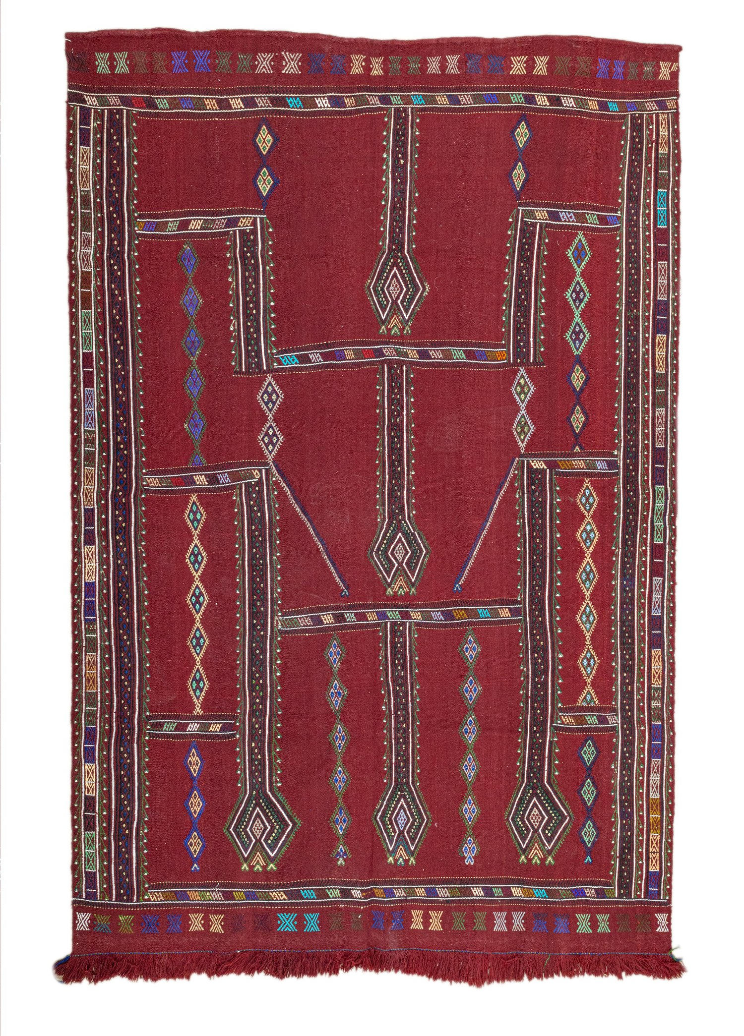 Kevke Anahtar Desenli El Dokuma Kilim 170x240 cm