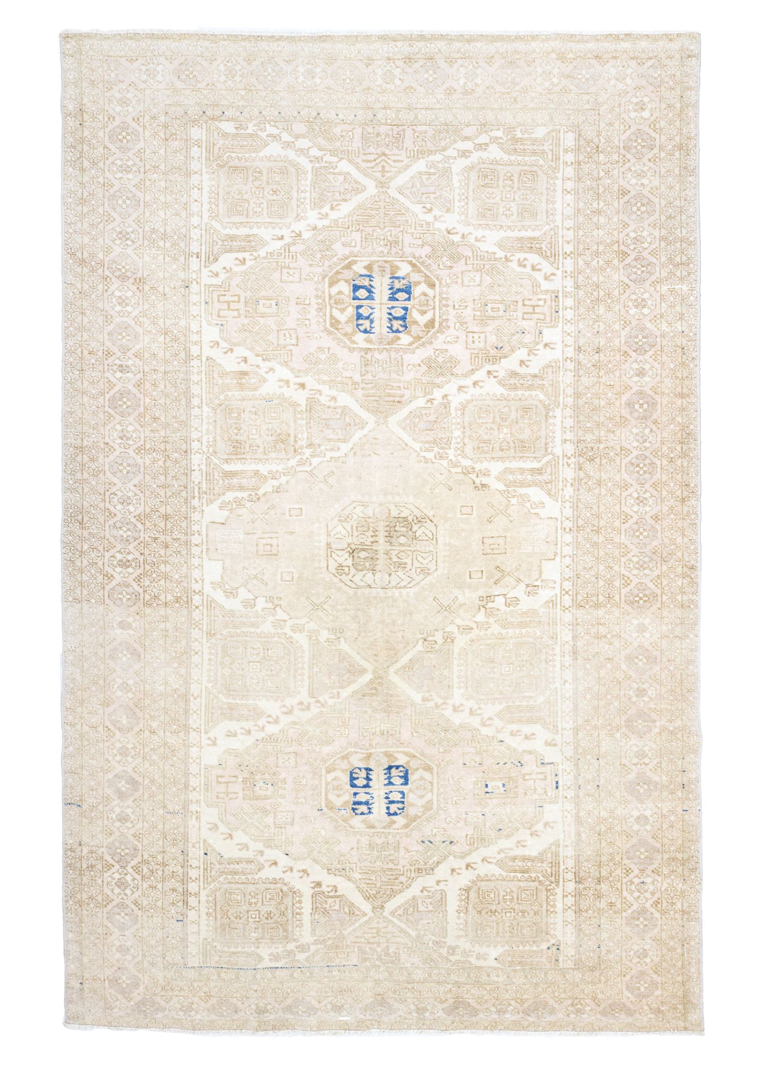 Carter Vintage Ethnic Wool Carpet 165x258 cm
