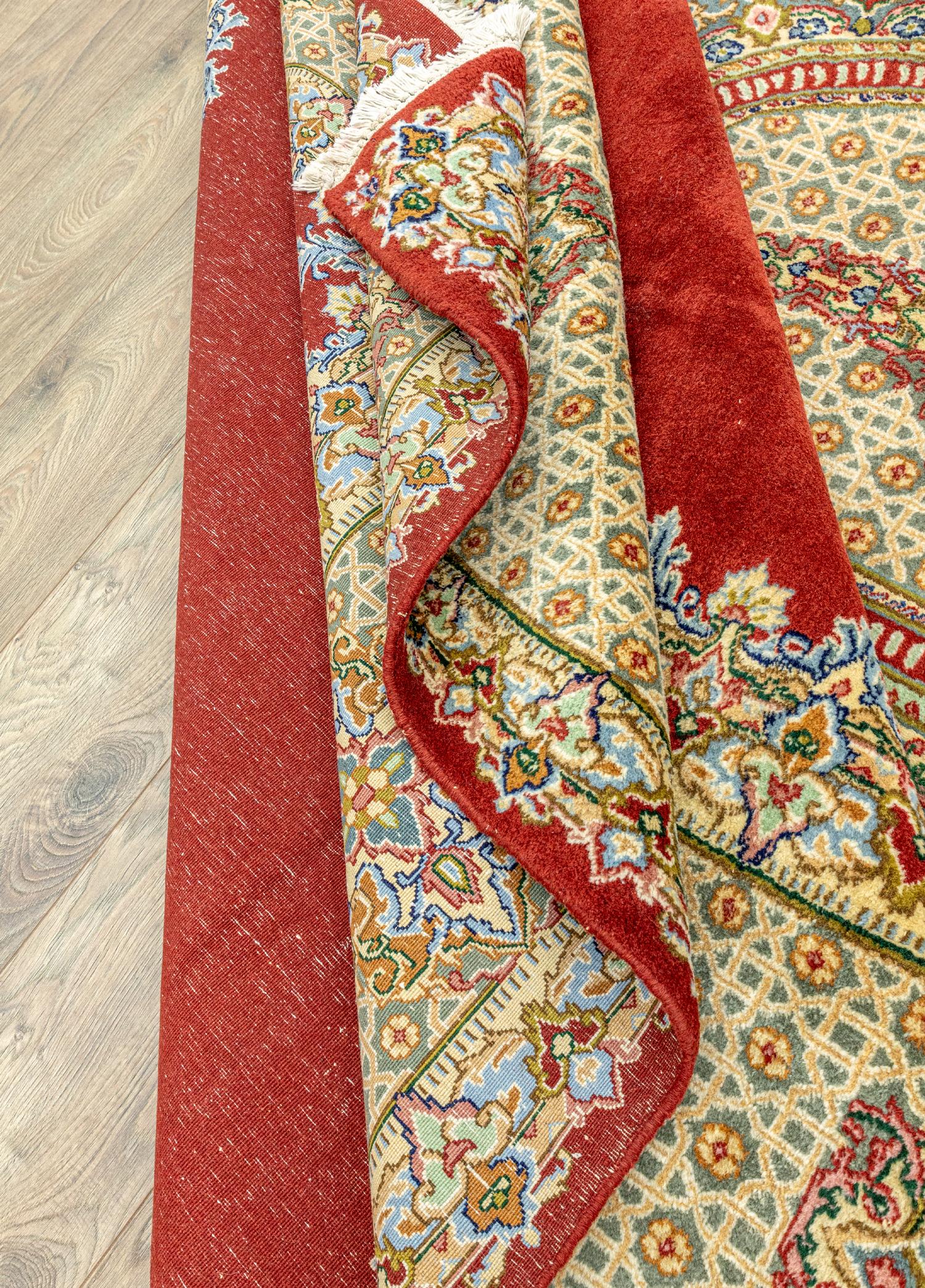 Armiya Madalyon Desenli Büyük İran Halısı 304x390 cm