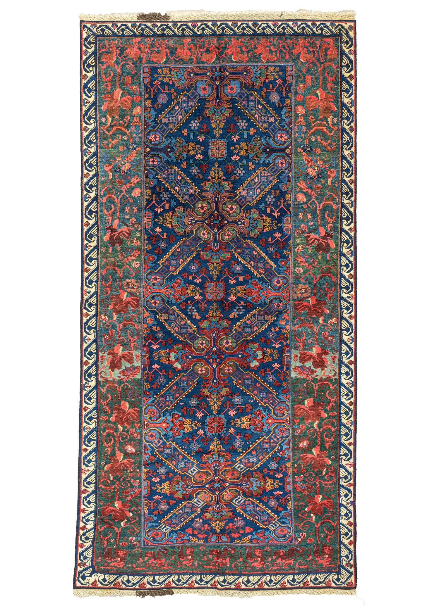 Karabakh, Traditional Hand-Woven Antique Rug 154x317 cm