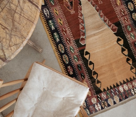 Modern Reflections of Traditional Touches with Village Kilims