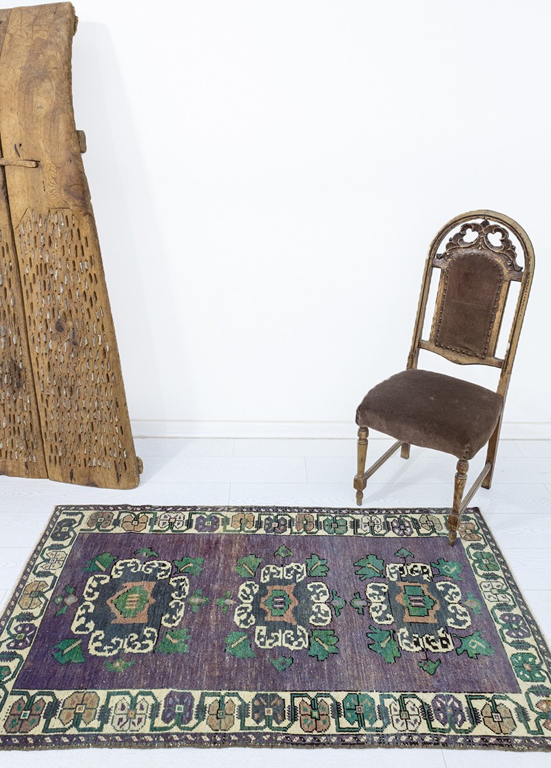 Tilun Vintage Rustik Desenli Halı 94x162 cm