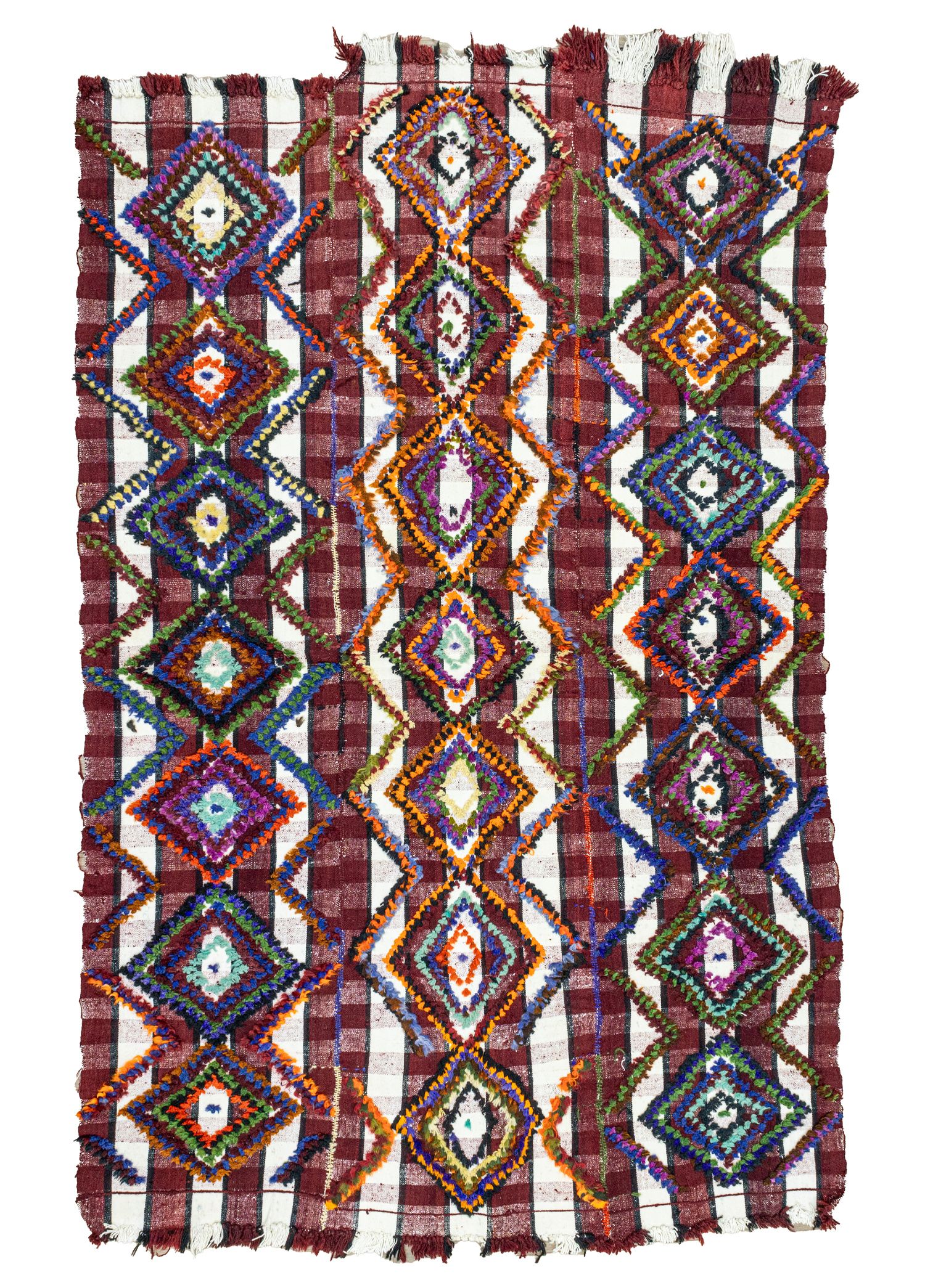 Aspar Tülü Kabartmalı El Dokuma Kilim 140x223 cm