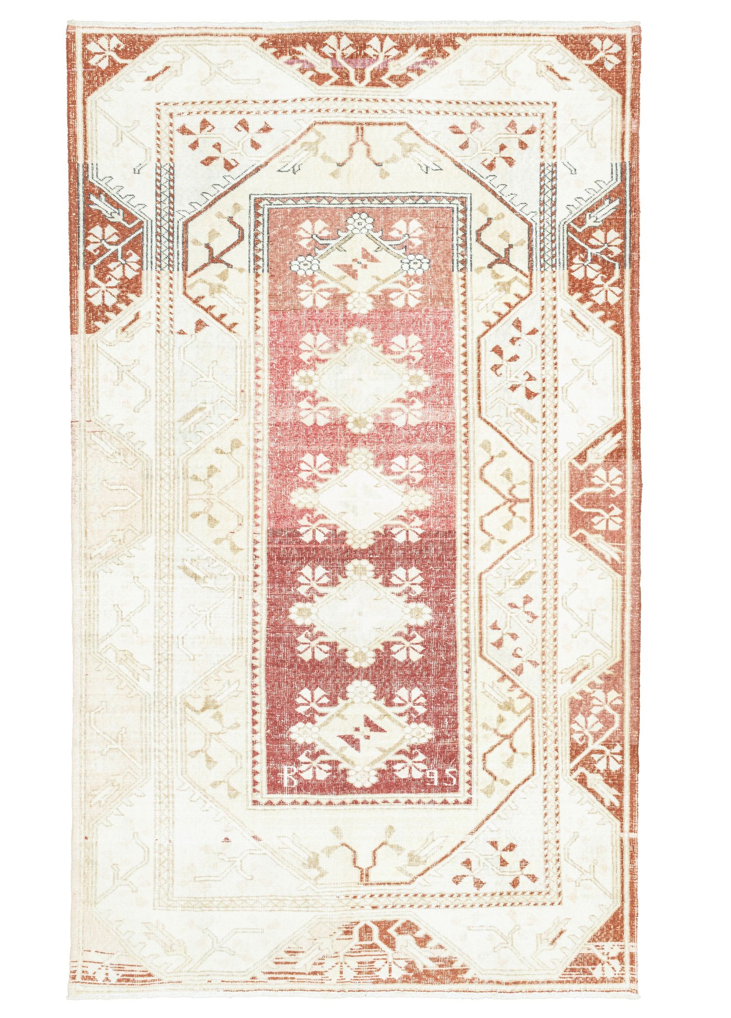 Atalan Abrasive Hand-Woven Wool Milas Rug 182x310 cm