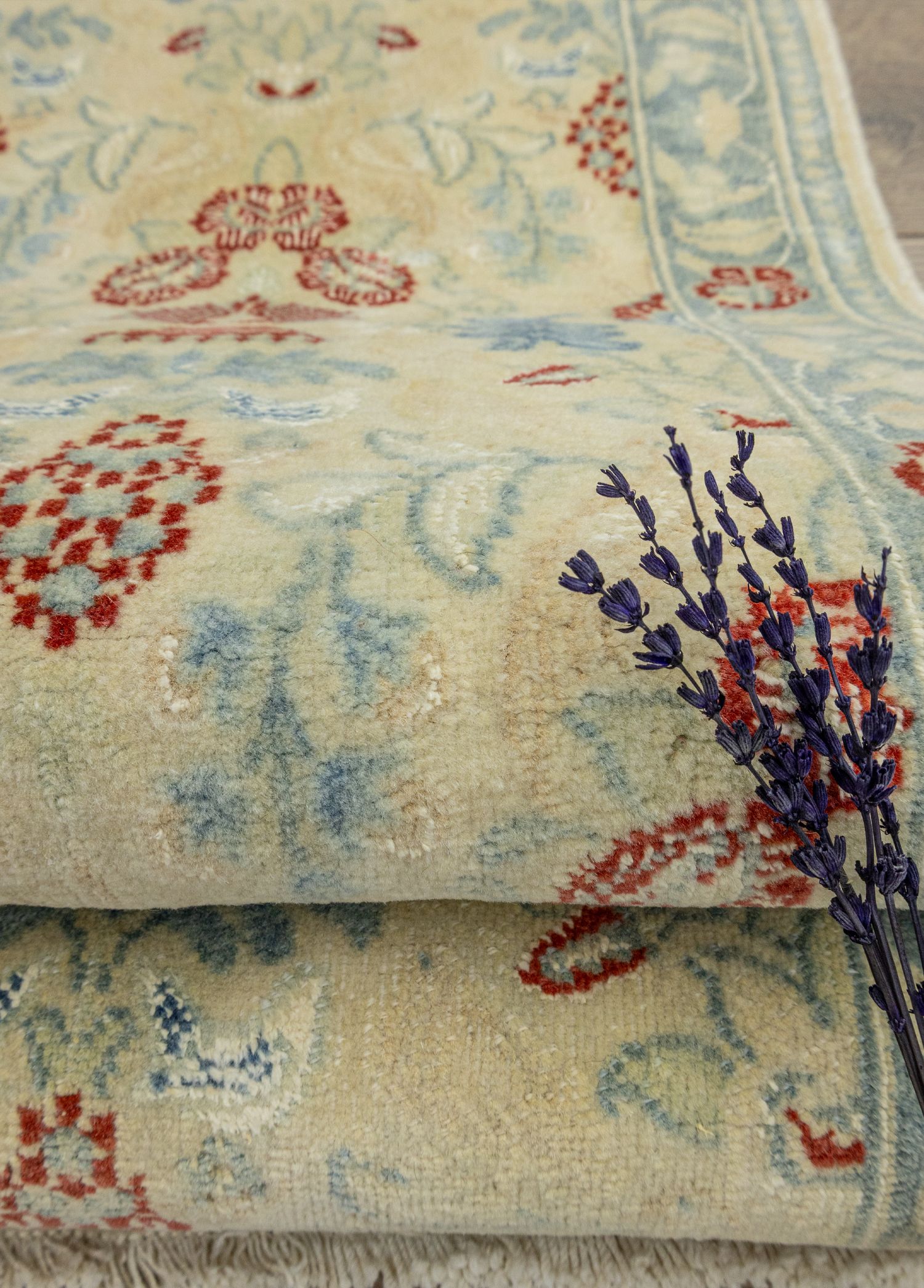 Tebriz Floral Tasarımlı İran Yolluk 71x366 cm