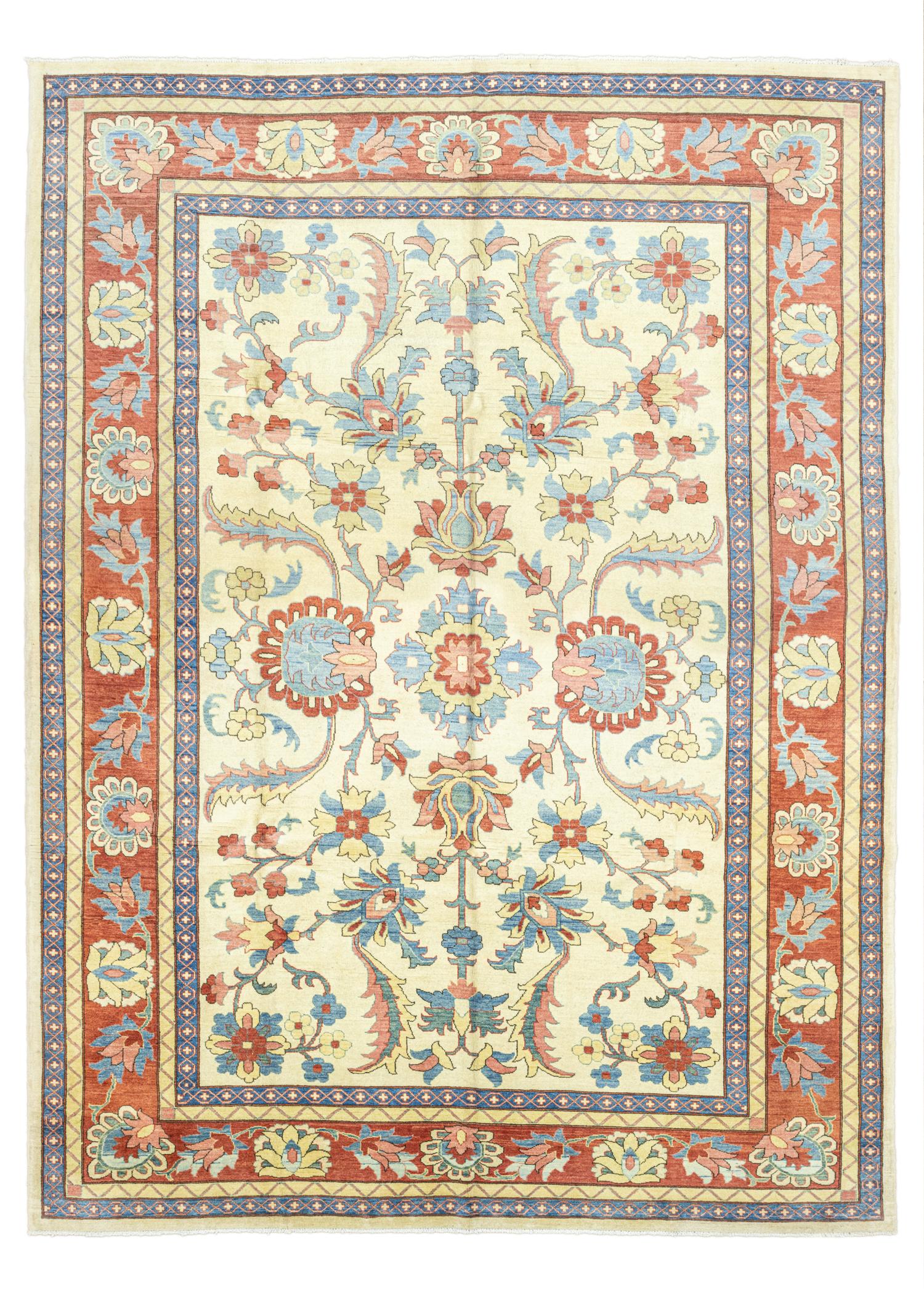 Saiva Handwoven Large Oushak Rug 307x414 cm