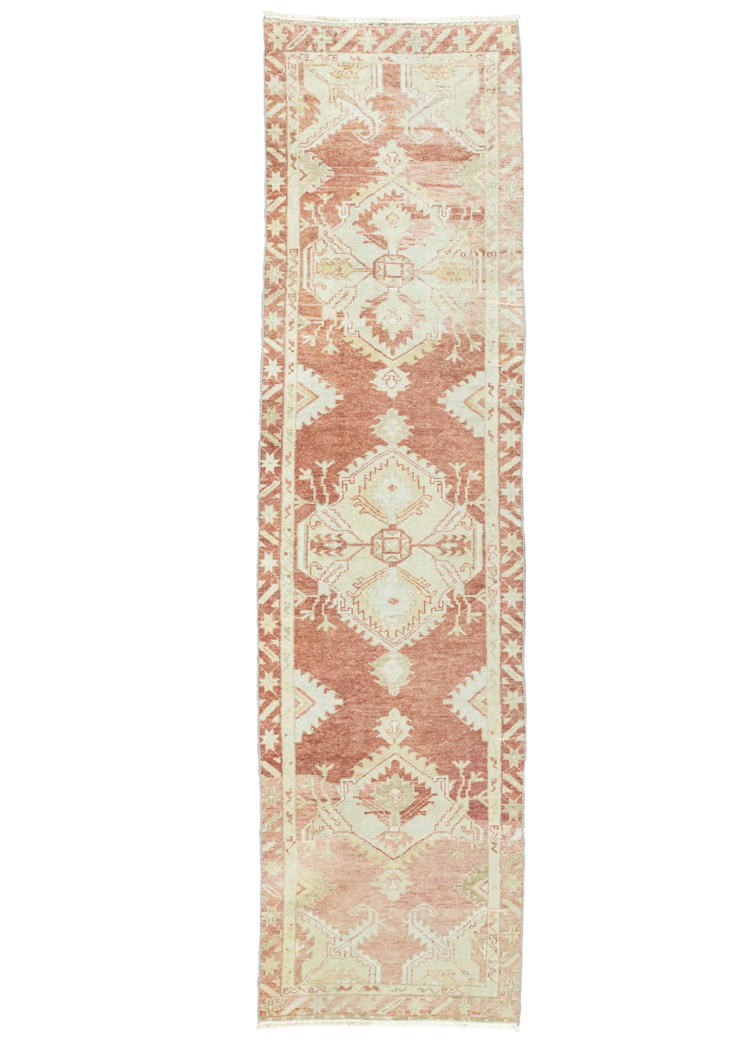 Varamin Pastel Color Handwoven Runner 77x298 cm