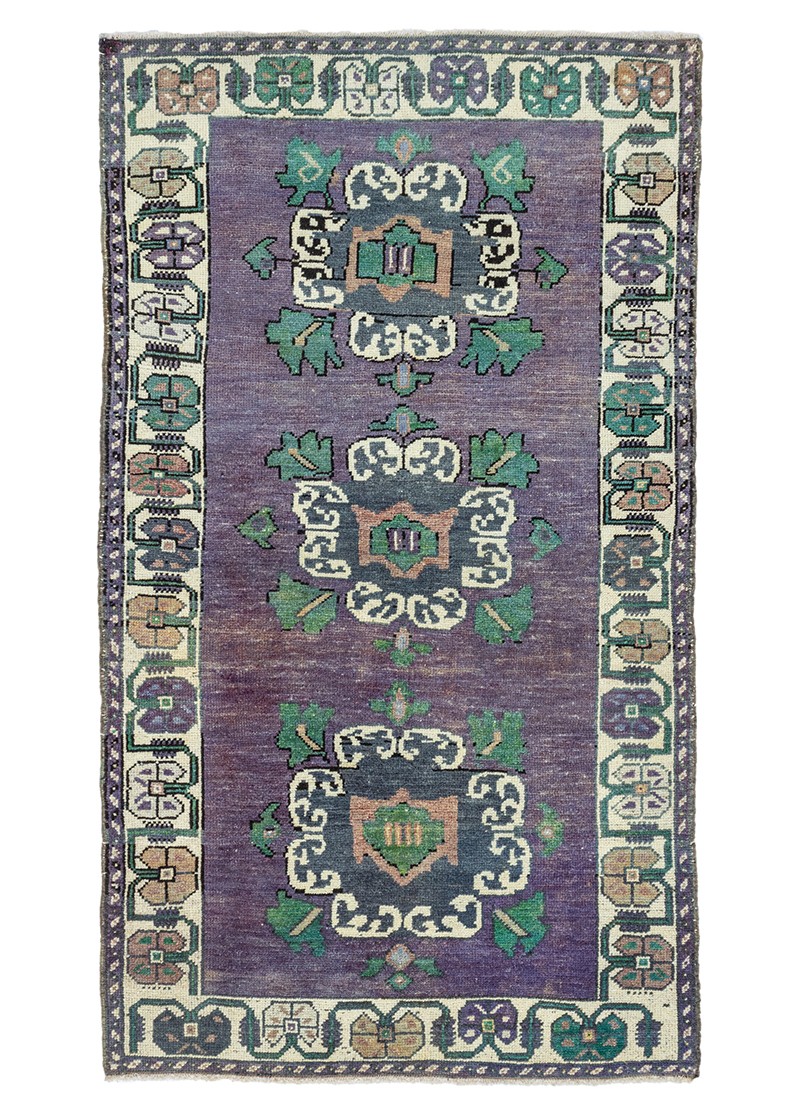 Tilun Vintage Rustik Desenli Halı 94x162 cm