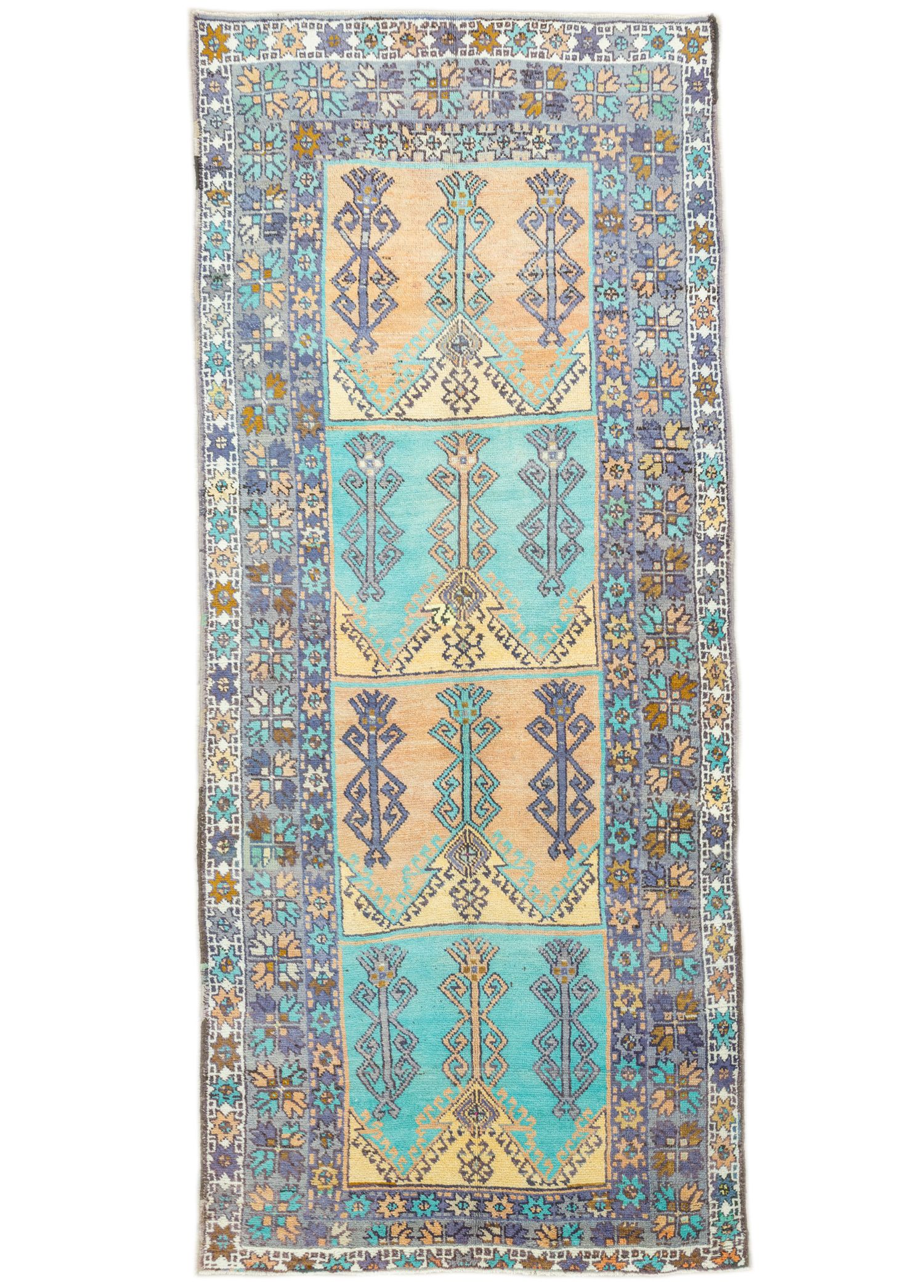 Tayte Abudance Patterned Colorful Wool Rug 158x371 cm