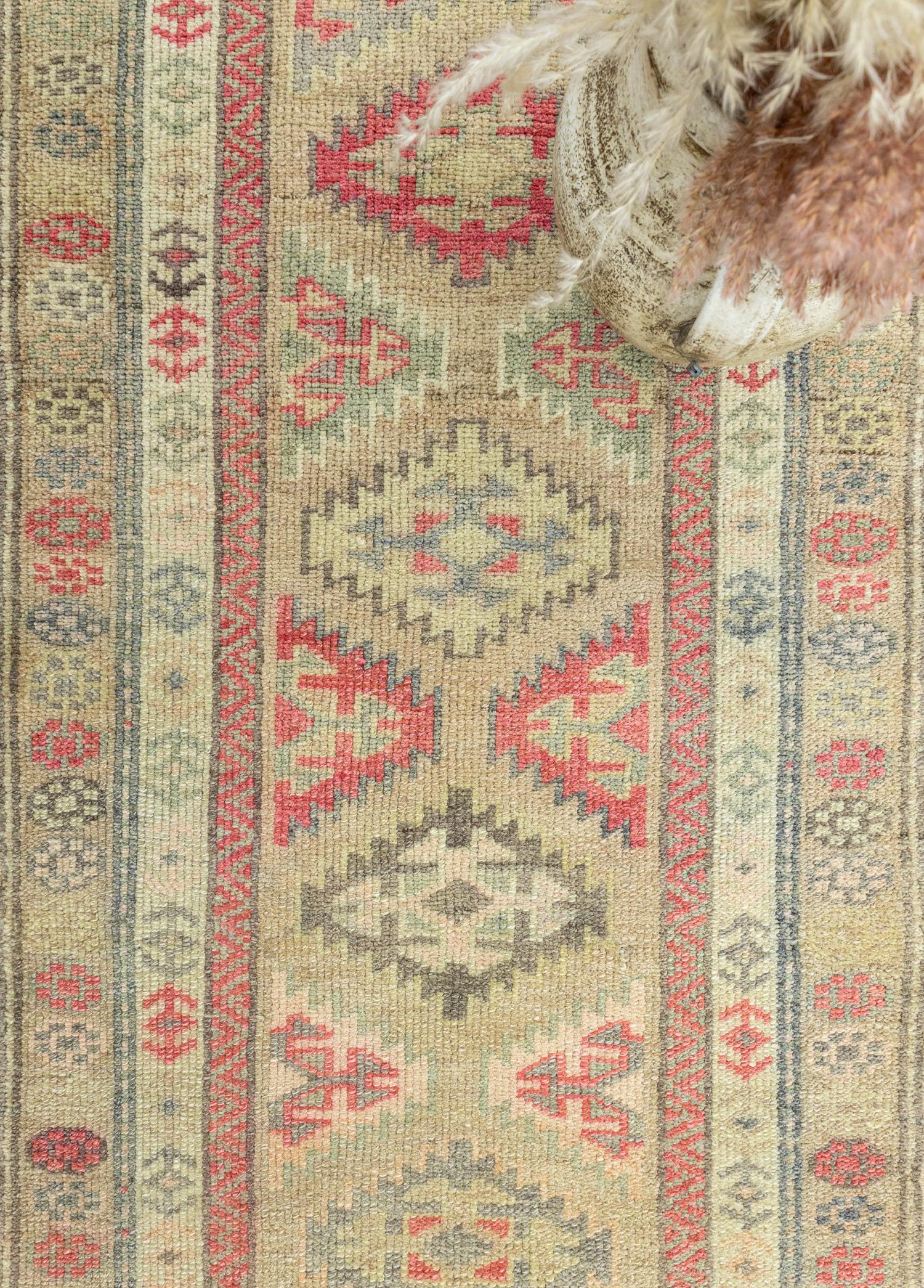 Heper Geometric Designed Herki Runner 82x405 cm