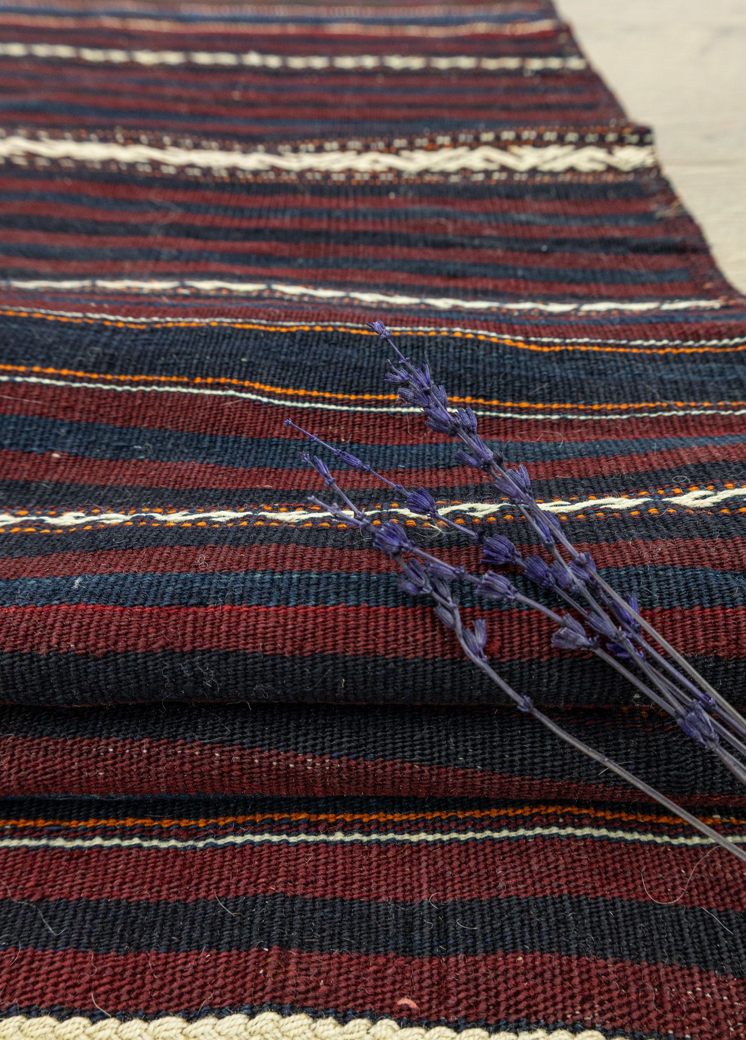 Tavira El Dokuma Çubuklu Kilim 158x203 cm