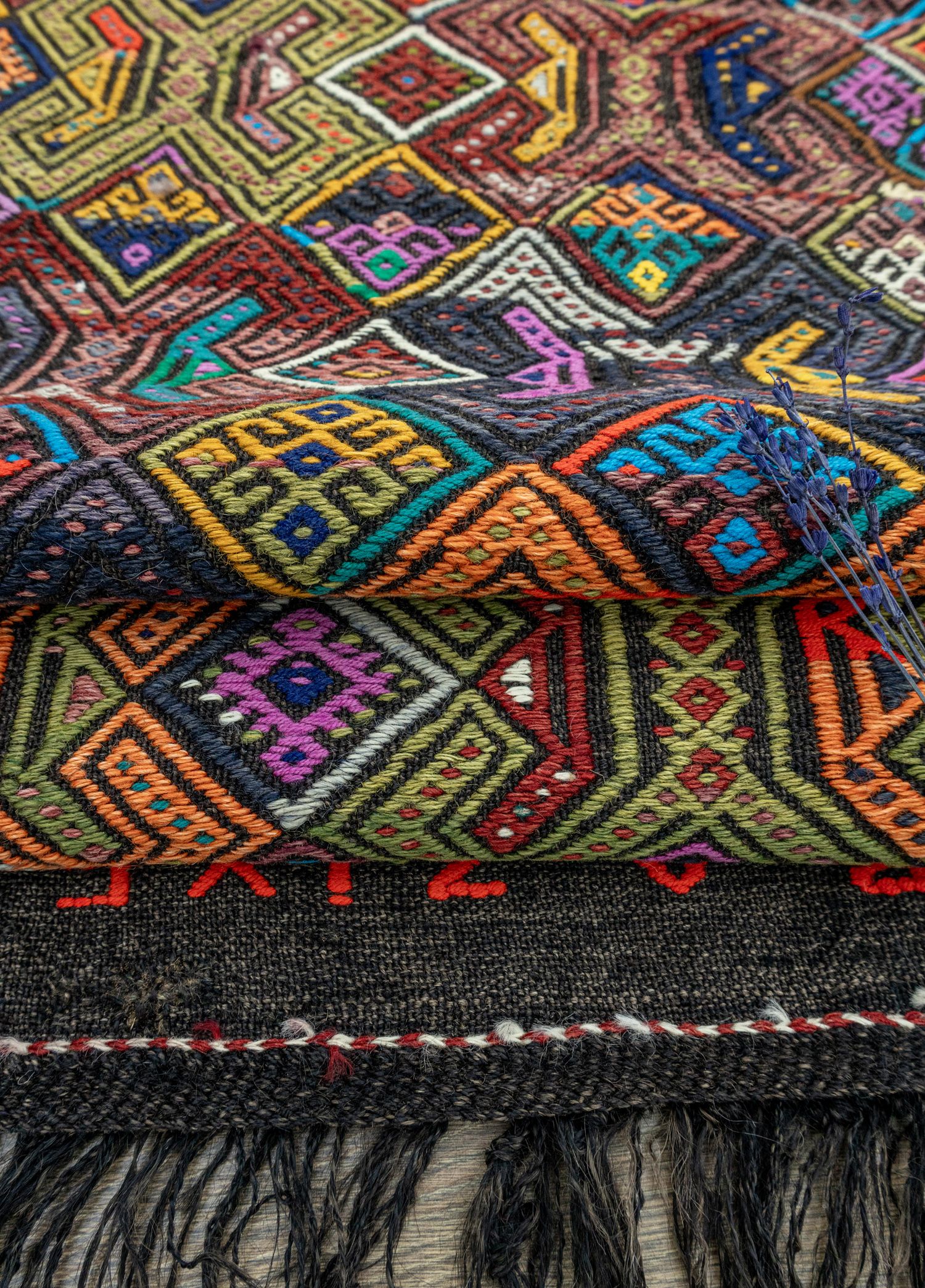 Egil Ethnic Designed Hand-Woven Kilim 133x192 cm