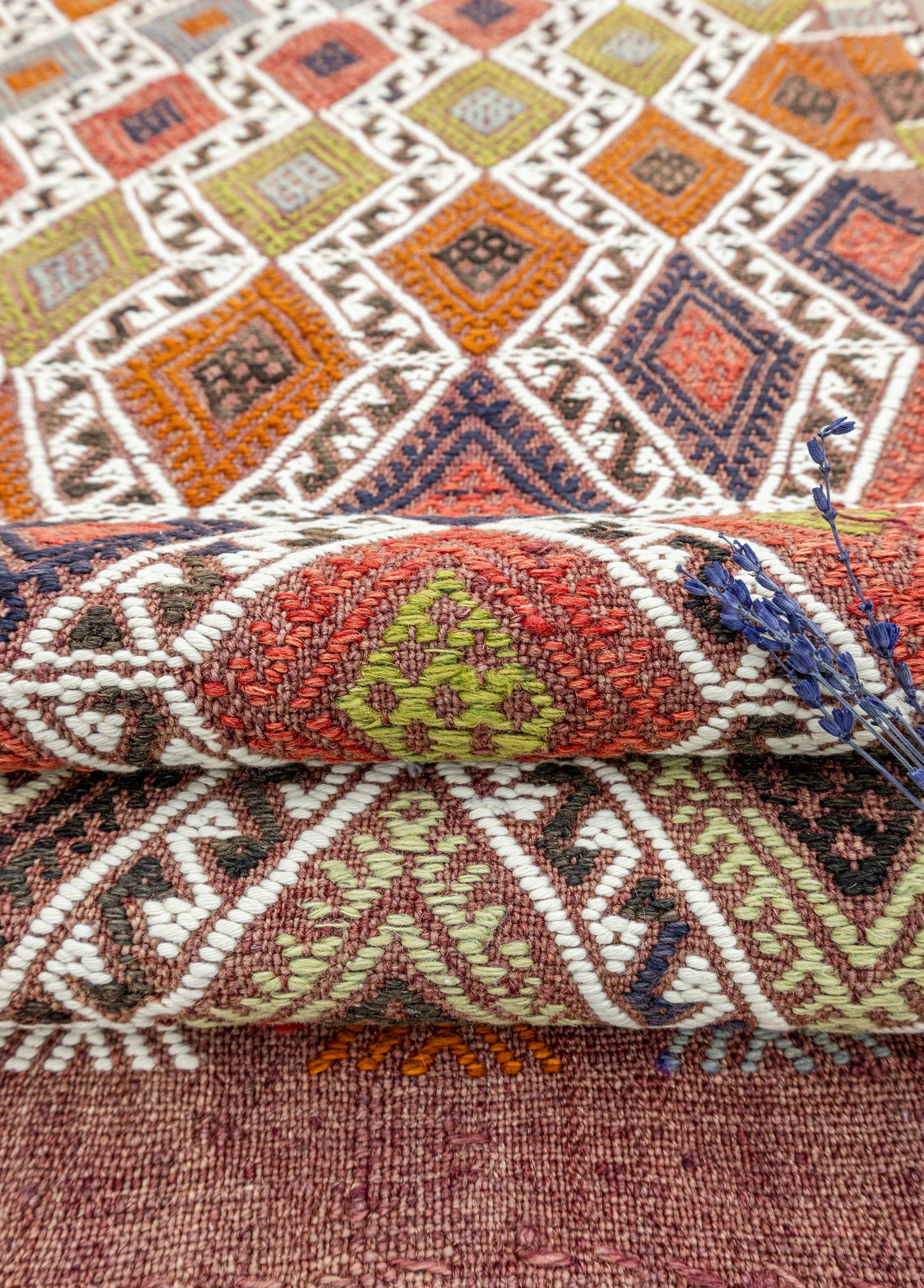 Cidal Etnik Tasarımlı El Dokuma Kilim 146x235 cm