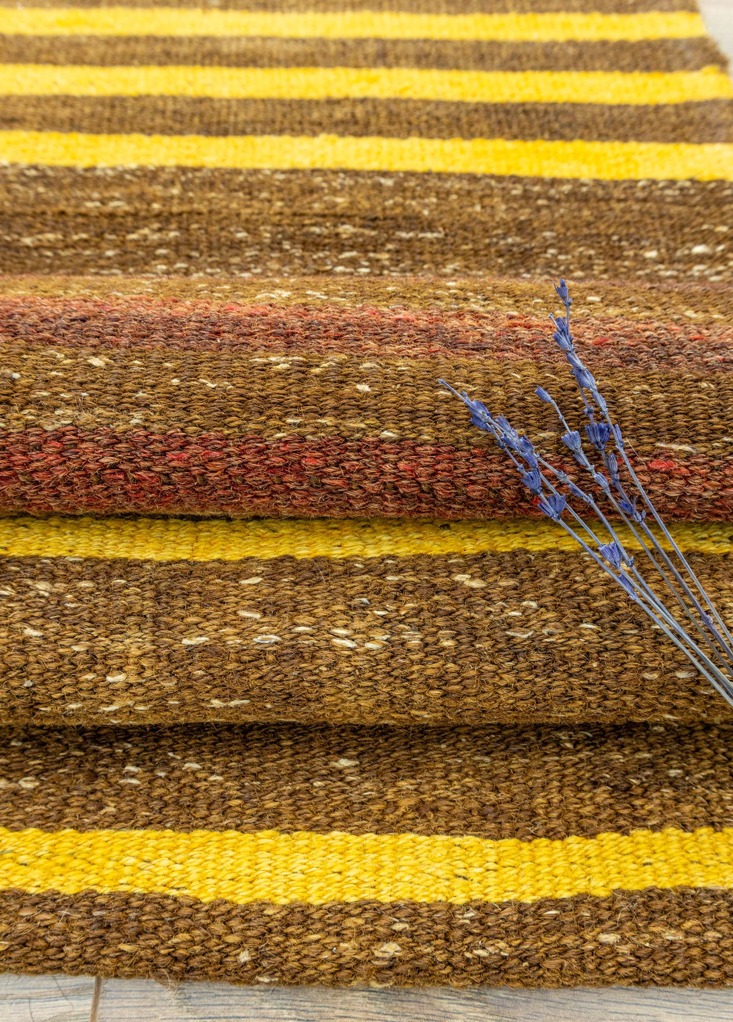 Hara Handwoven Striped Kilim 214x338 cm