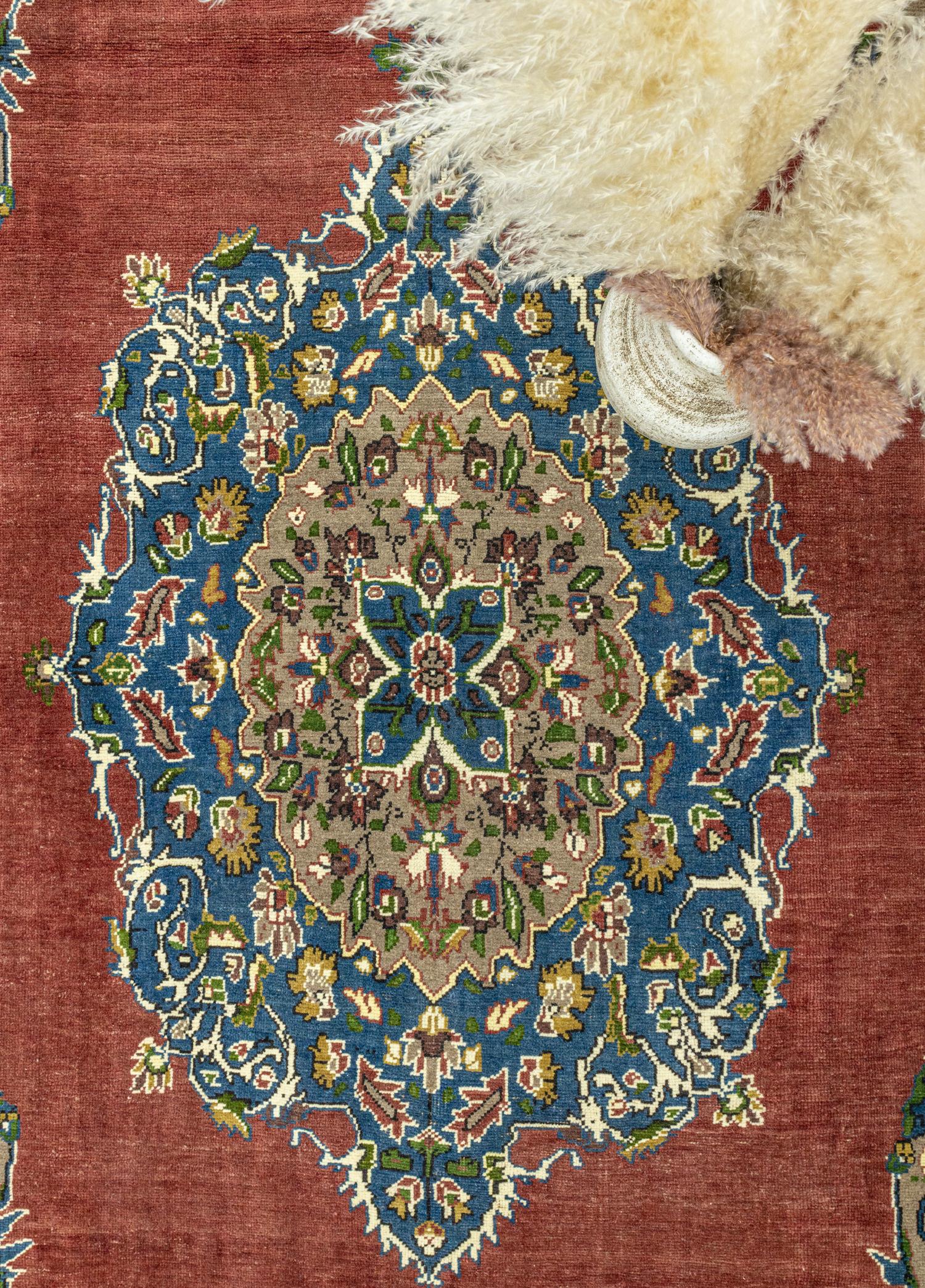 Afya Floral Patterned Handwoven Rug 206x357 cm