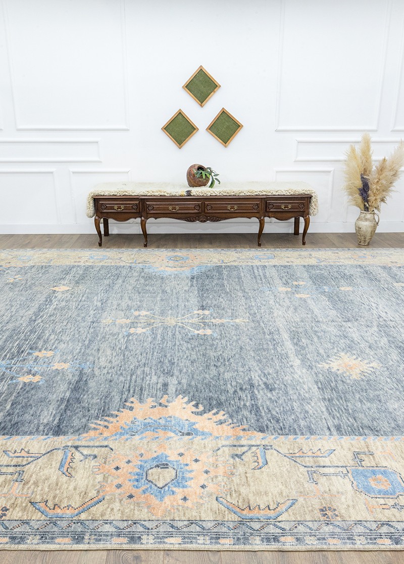 Burma Hand Woven Modern Oushak Rug 388x560 cm