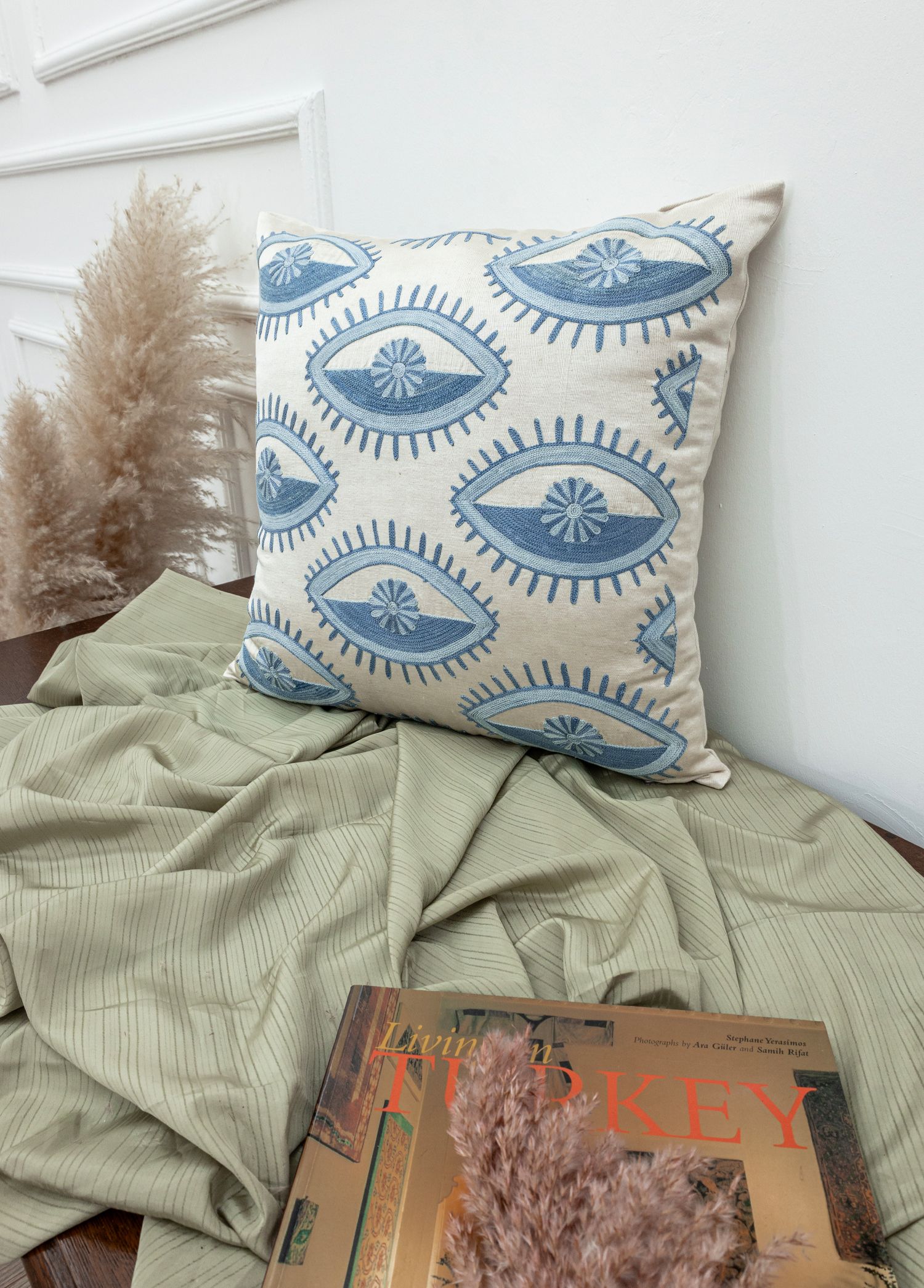 Mabel Modern Decorative Suzani Cushion 50x50 cm