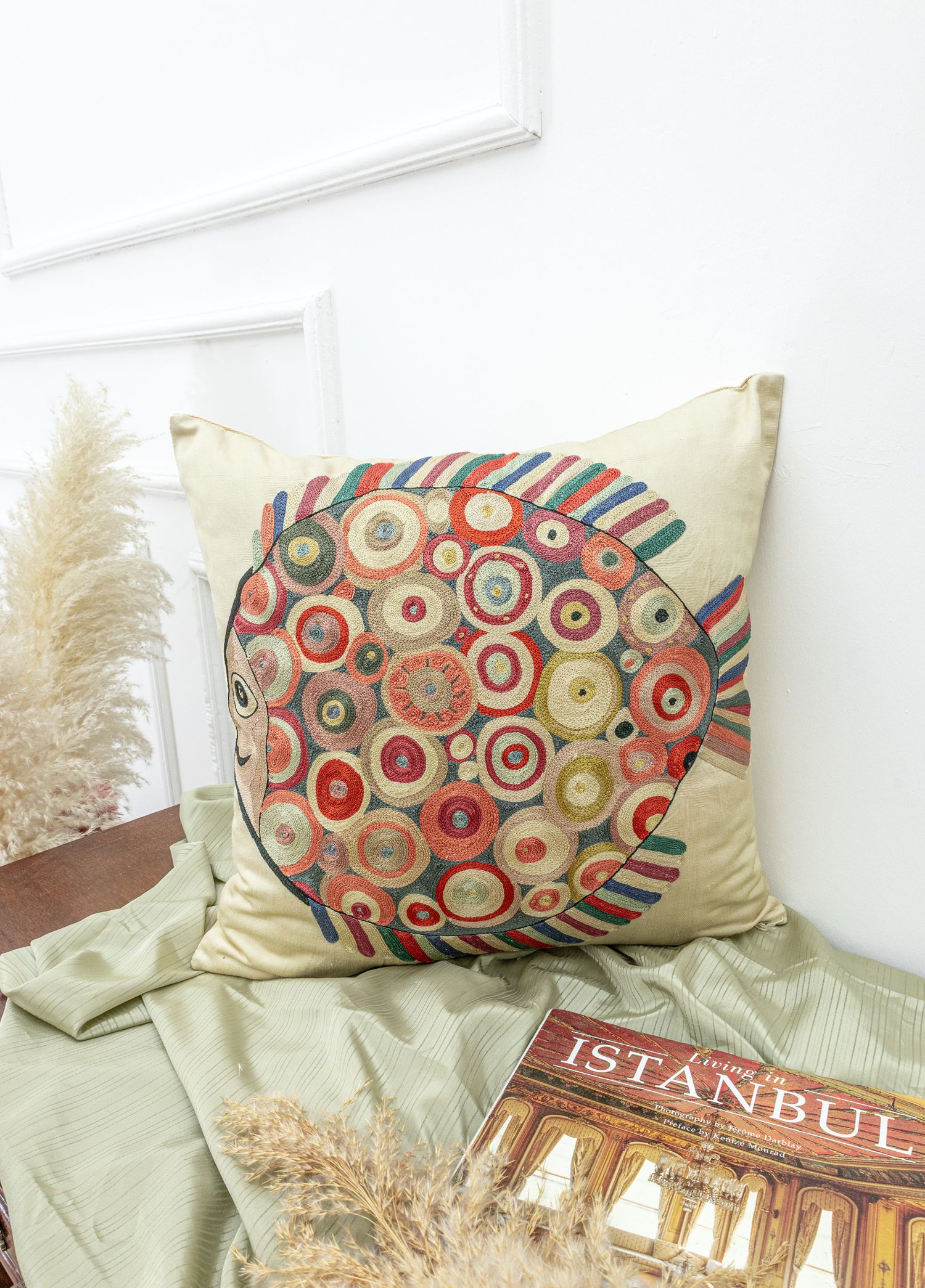 Sazoba Handmade Modern Pillow 50x50 cm