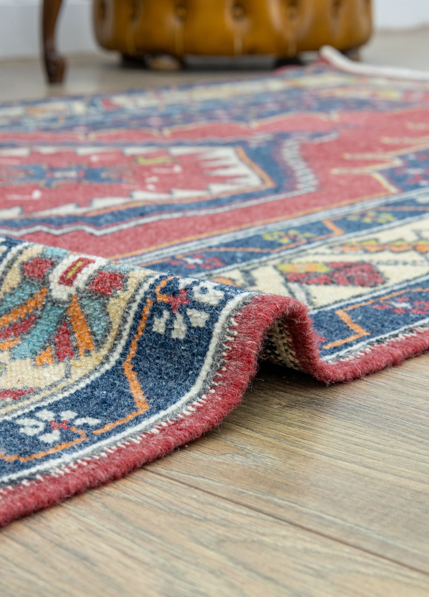 Alvand Colored Handwoven Anatolian Runner 108x304 cm