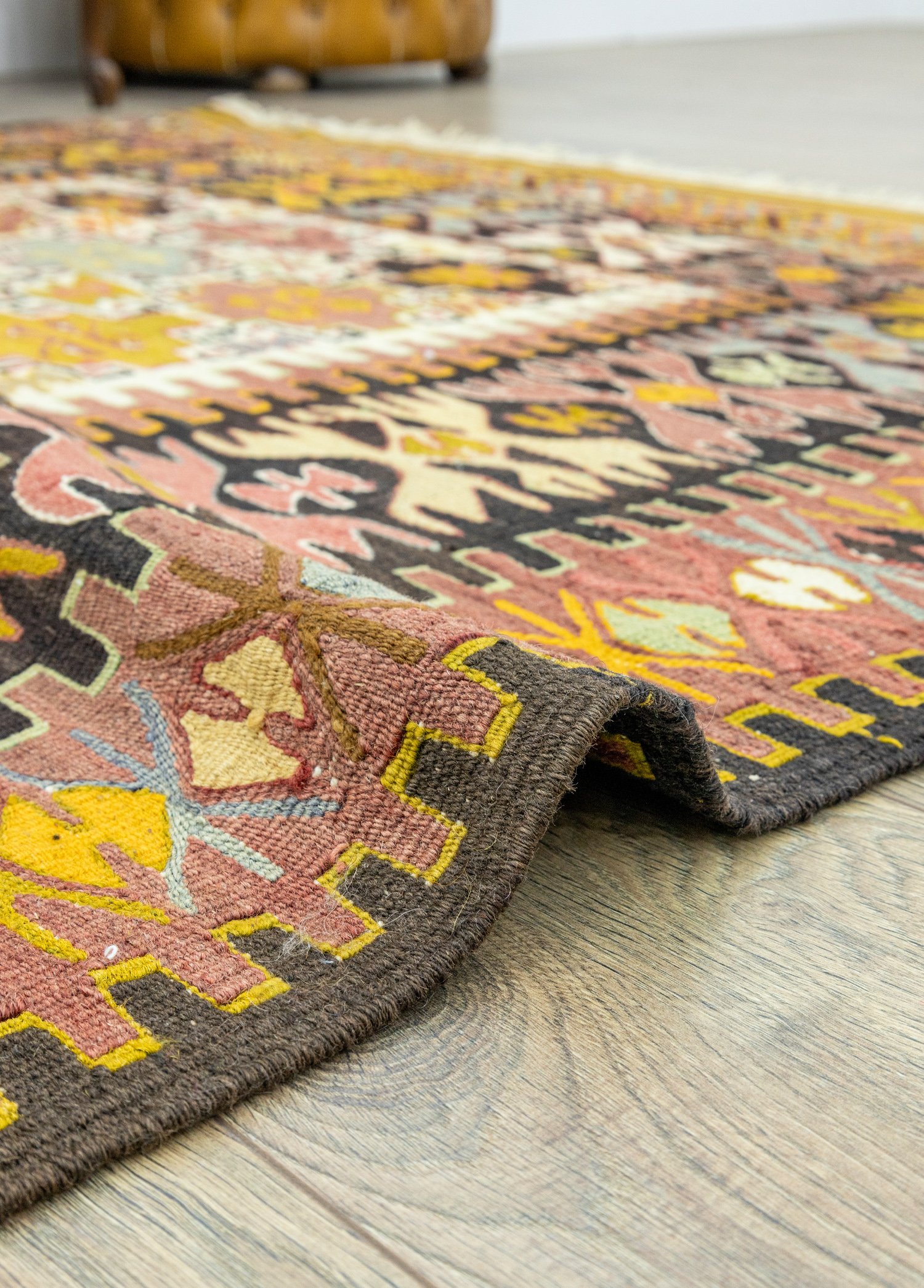 Rissa Geometrik Tasarımlı El Dokuma Kilim 152x220 cm