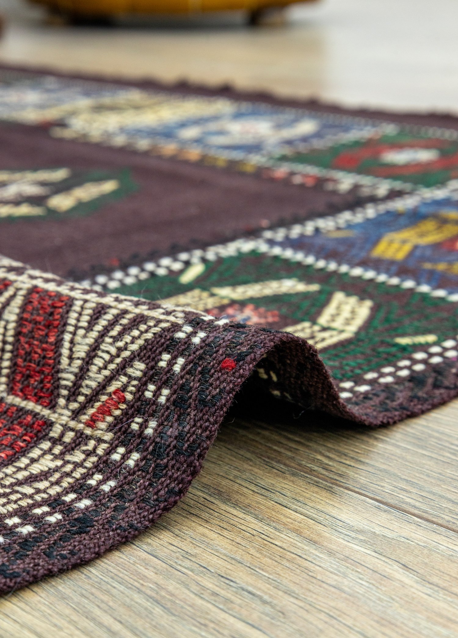 Açelya Rustik El Dokuma Cicim Yün Kilim 120x168 cm