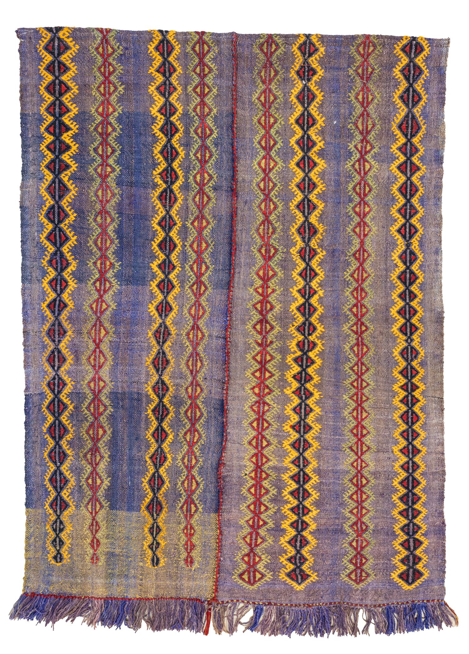 Aiden Hand-Woven Double-Wings Wool Cicim Kilim 124x168 cm