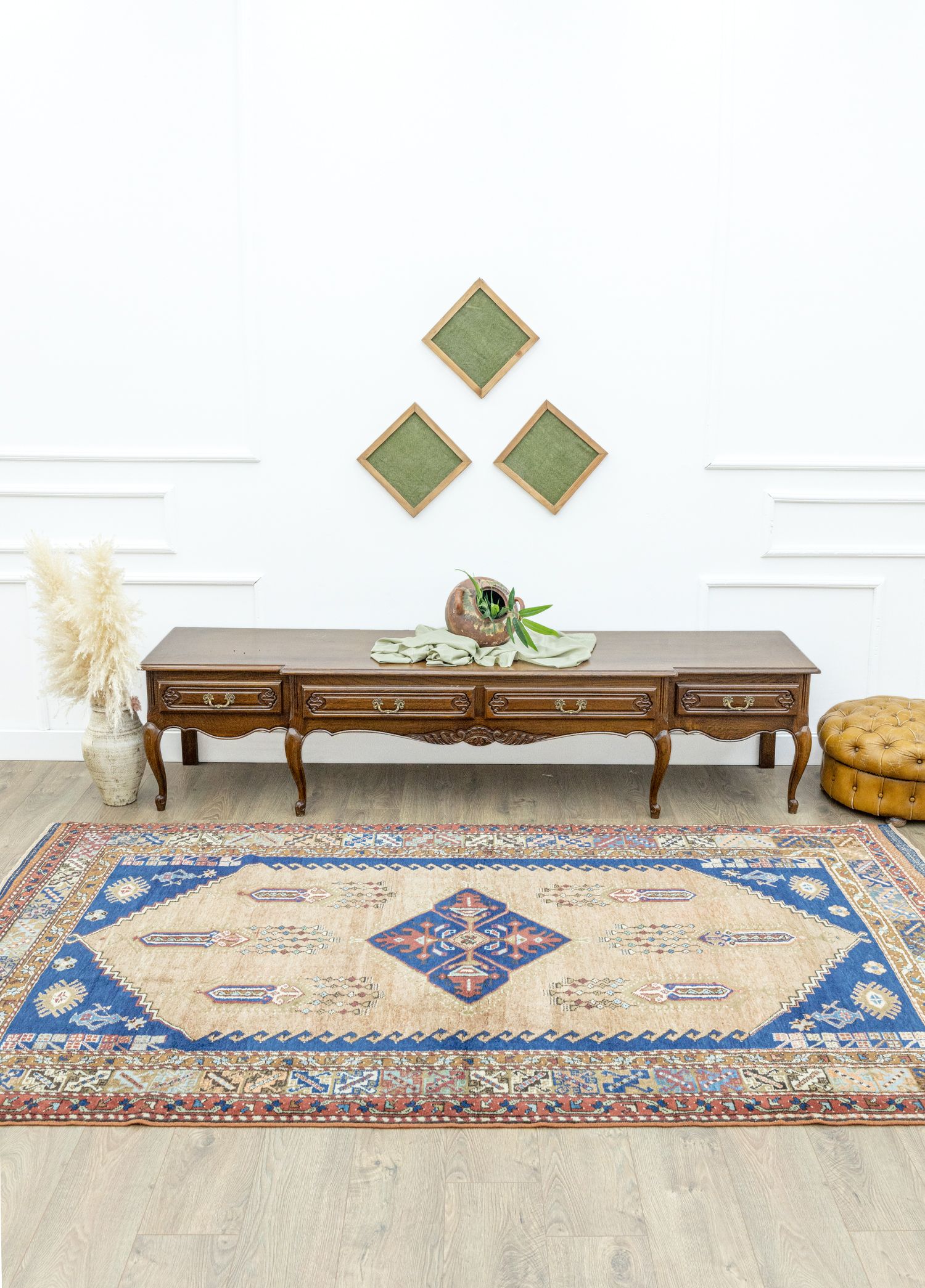 Zengi Geometric Patterned Dazkırı Rug 162x272 cm