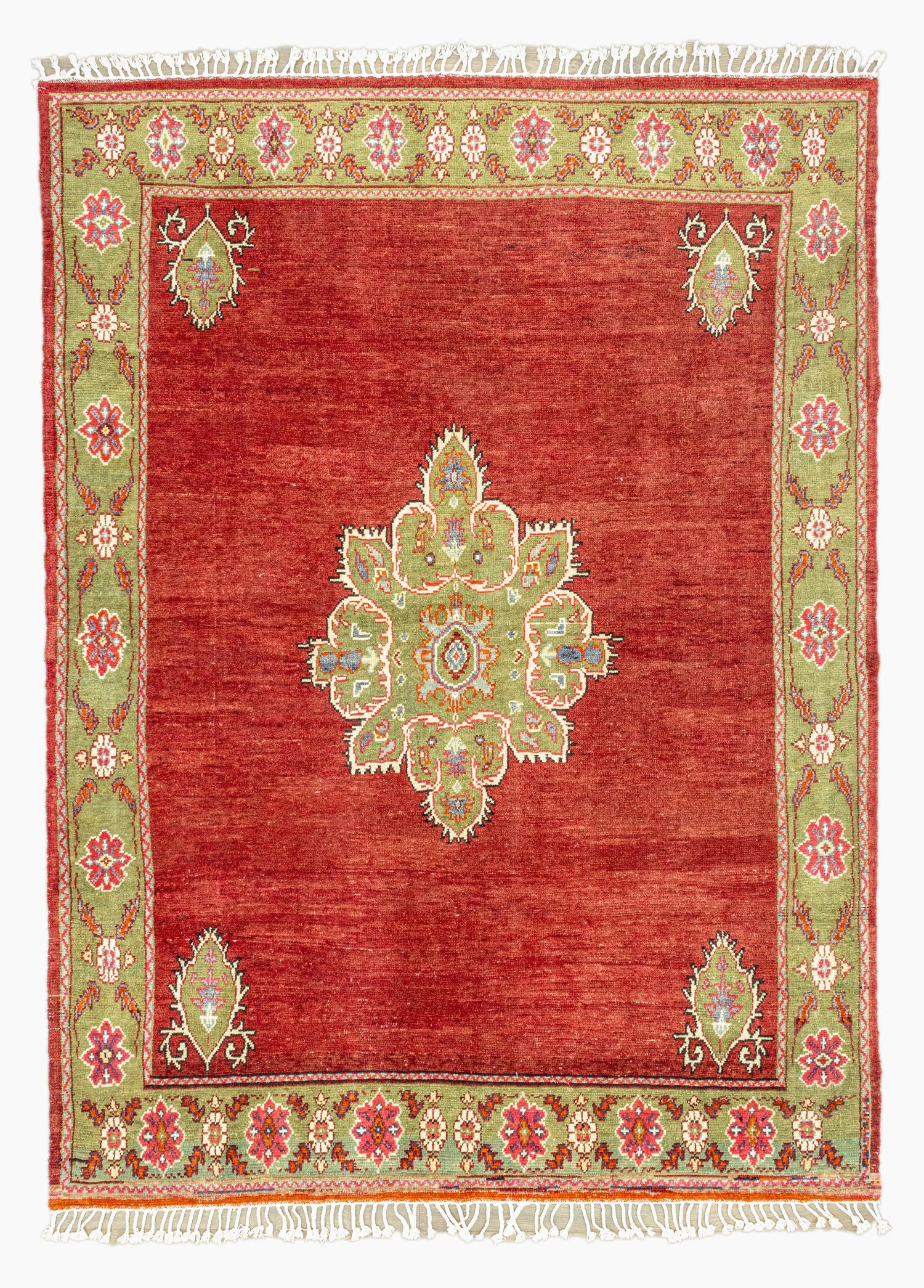 Camel Red Hand-Woven Rug 207x286 cm