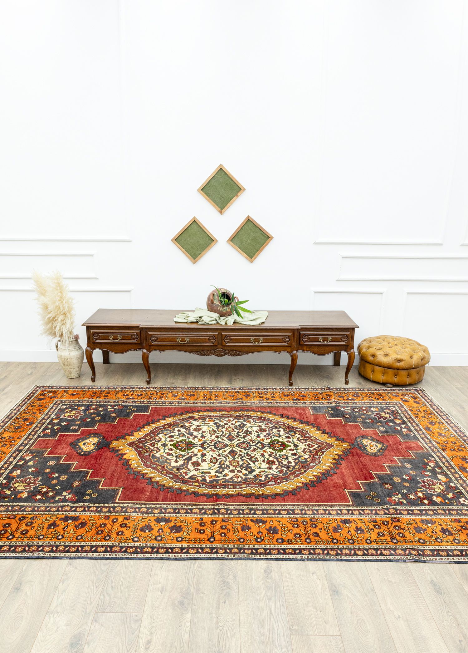 Ostan Handwoven Wool Taşpınar Rug 201x333 cm