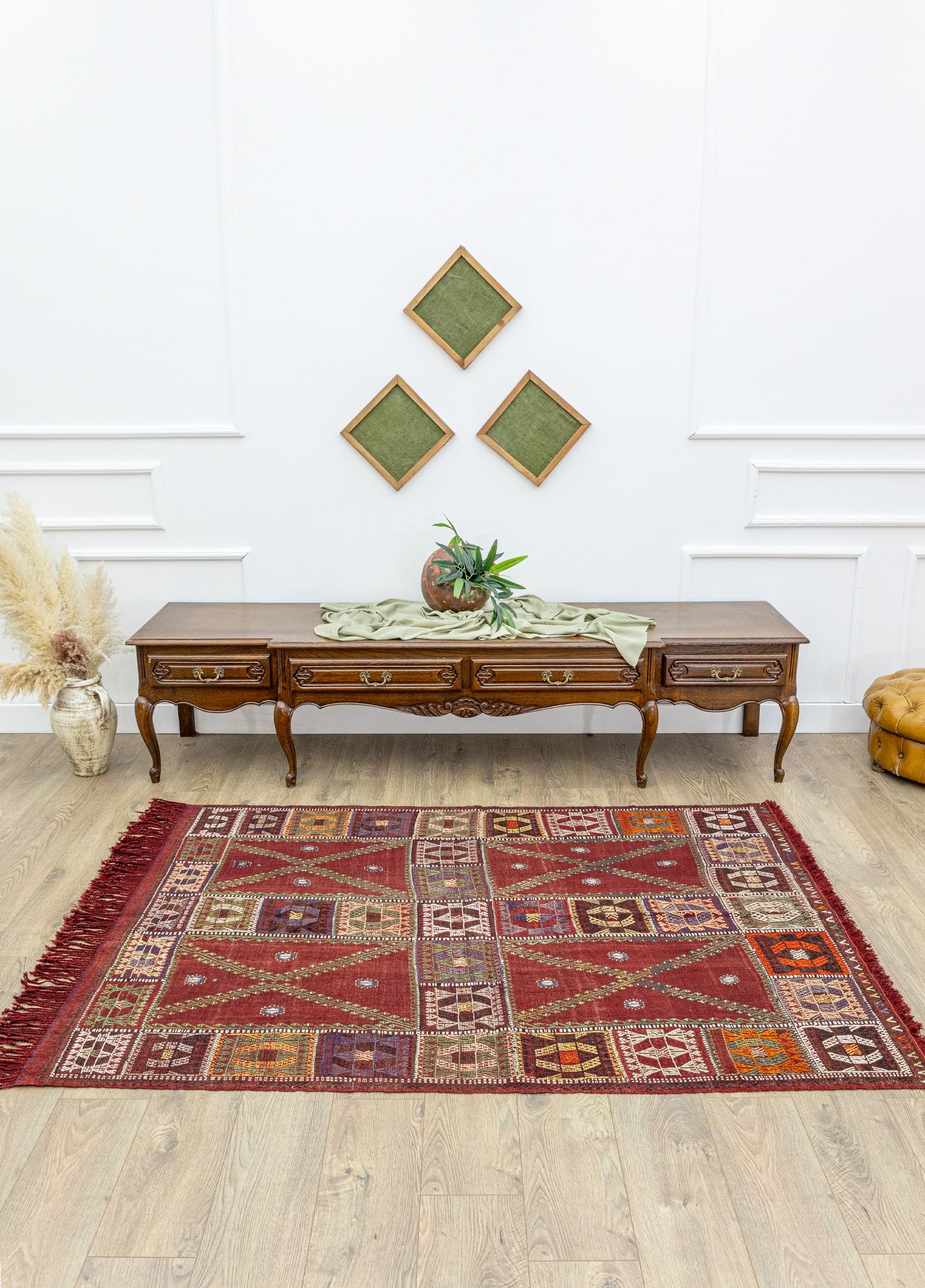 Klark Bordo El Dokuma Kilim 144x196 cm