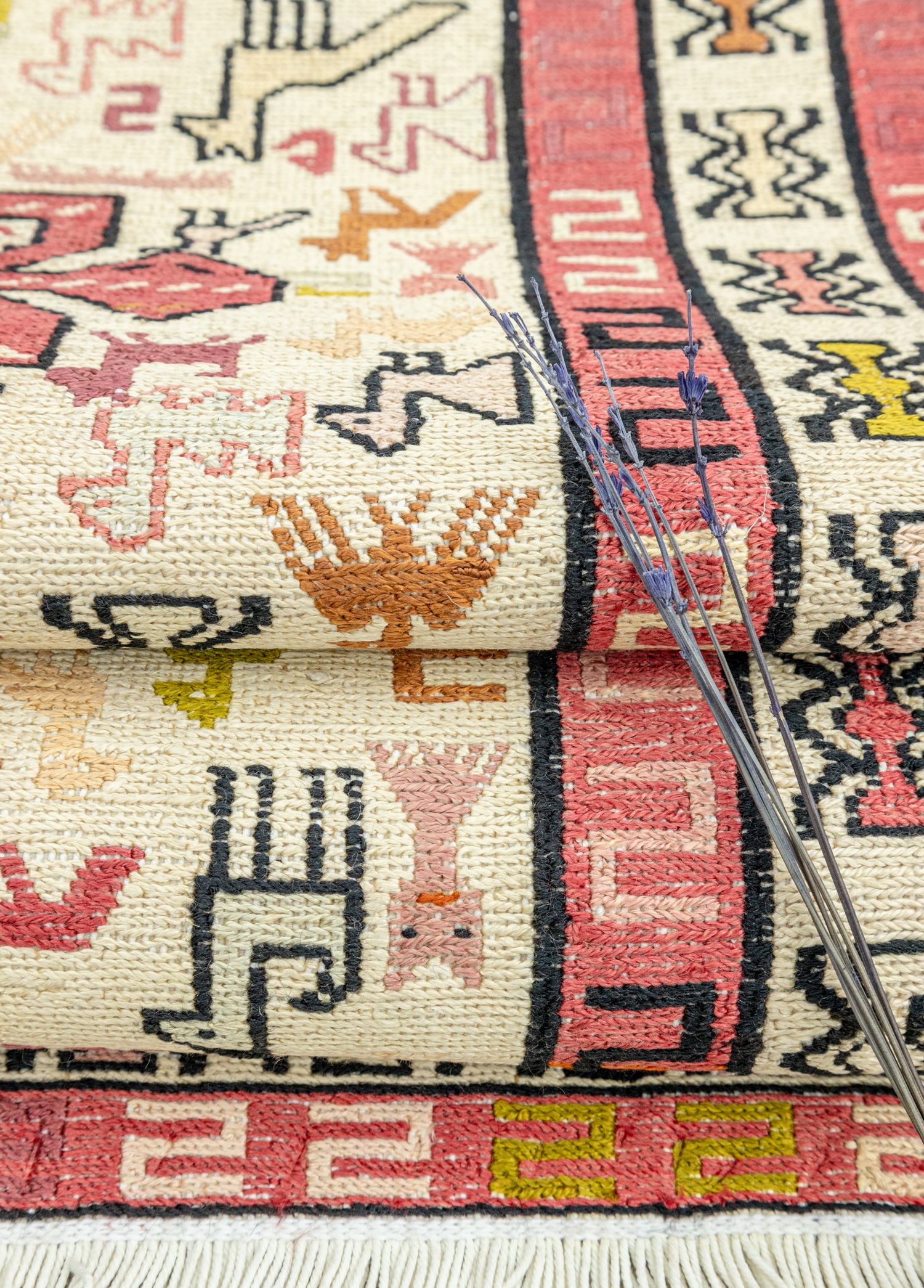 Hilda El Dokuma Sumak Kilim 74x100 cm