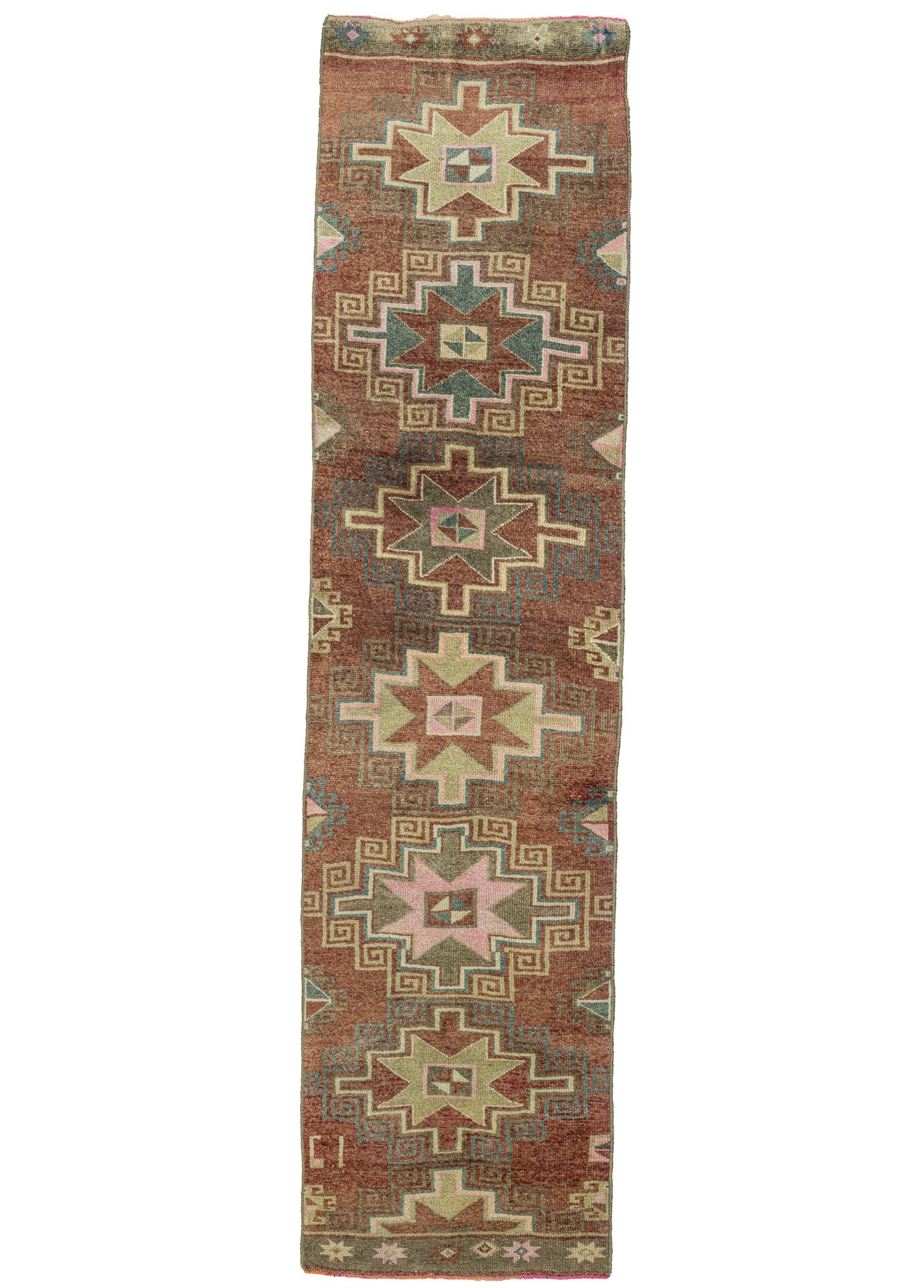 Dilemer Geometric Design Herki Runner 100x447 cm