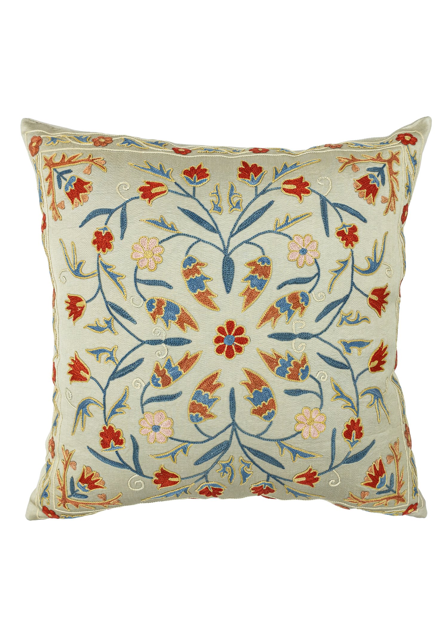 Gizel Floral Tasarımlı Kırlent 50x50 cm
