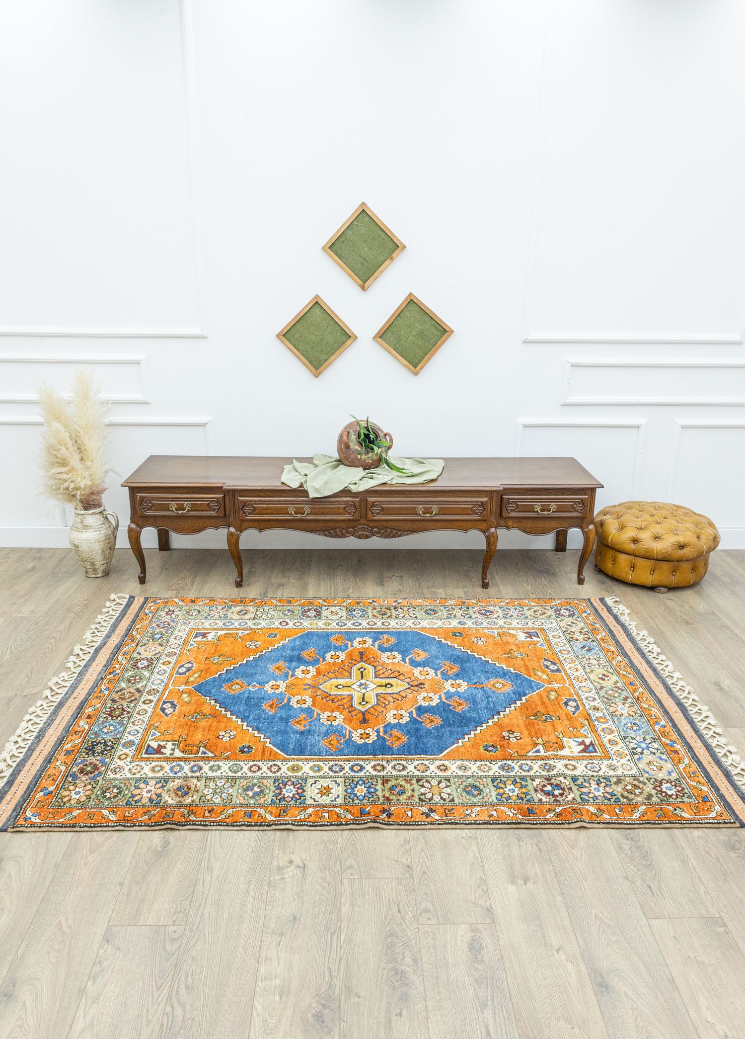  Dargıl Handwoven Colorful Dazkırı Rug 158x210 cm