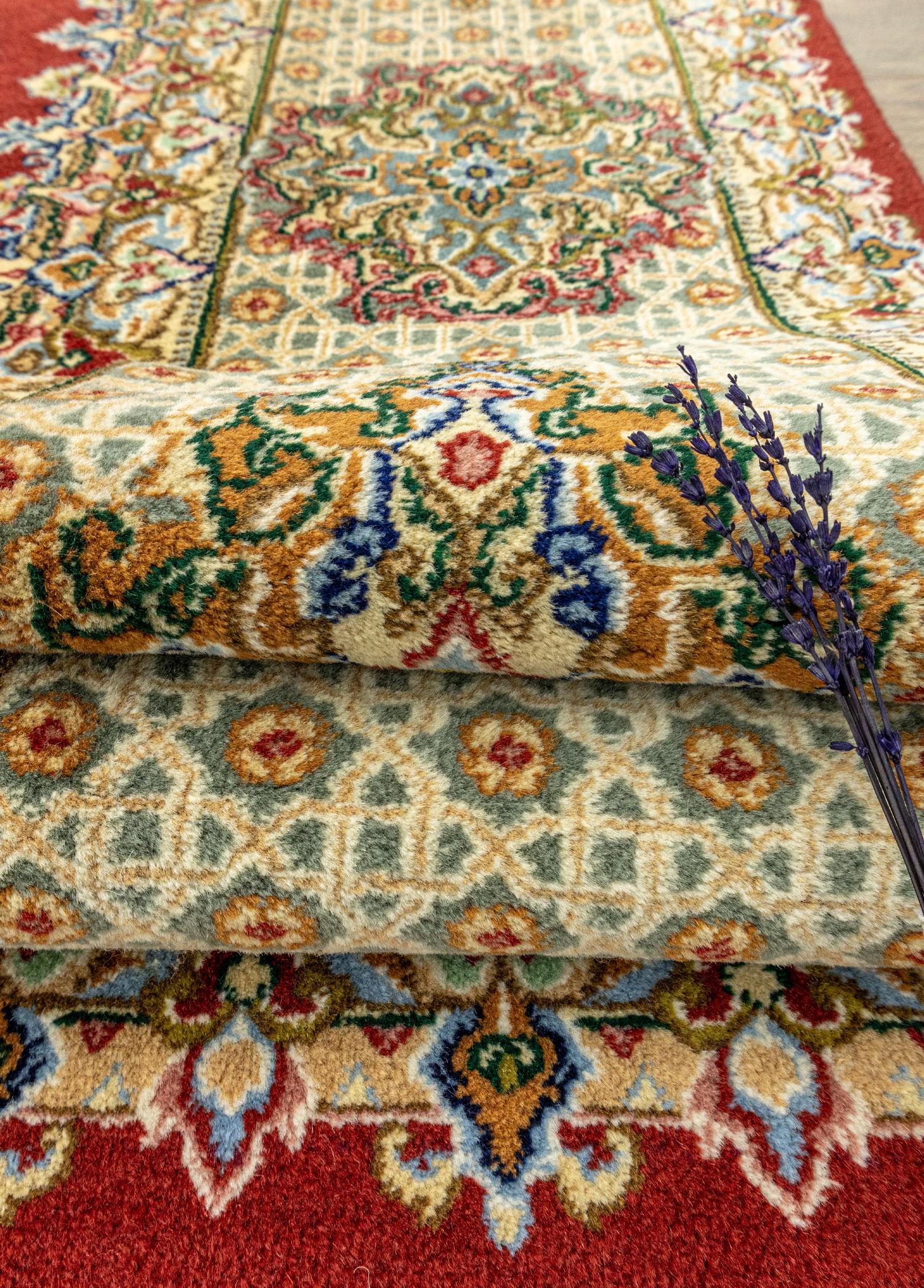Armiya Madalyon Desenli Büyük İran Halısı 304x390 cm