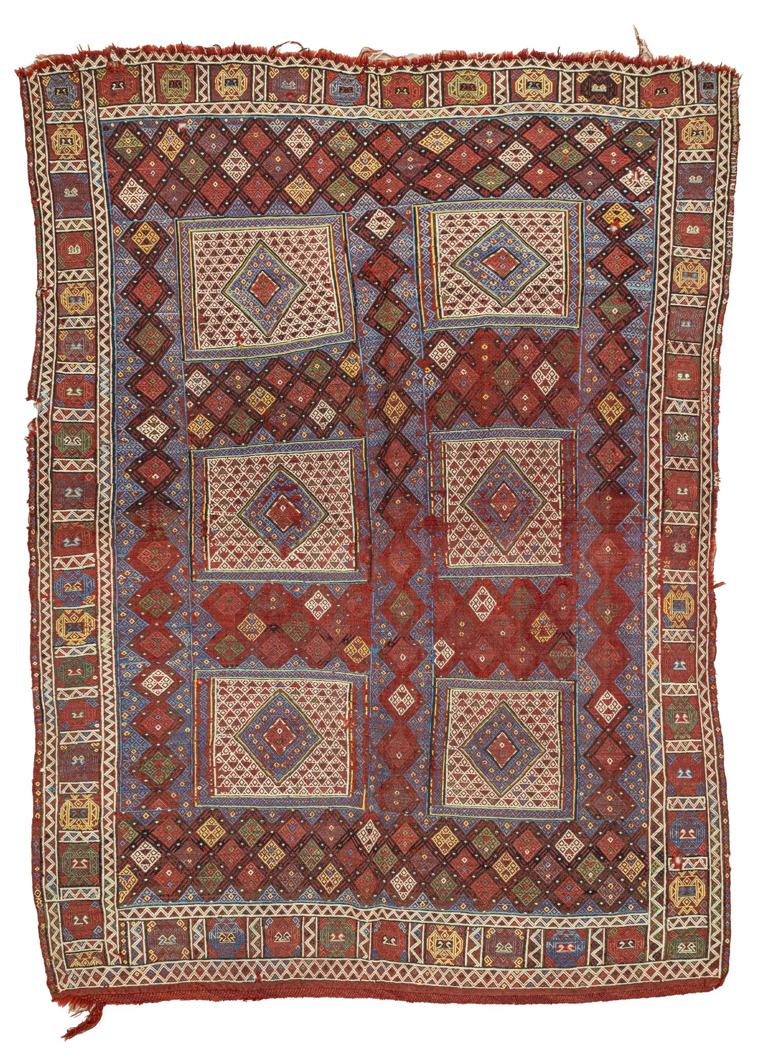 Konya, El Dokuma Antika Cicim Kilim 170x230 cm