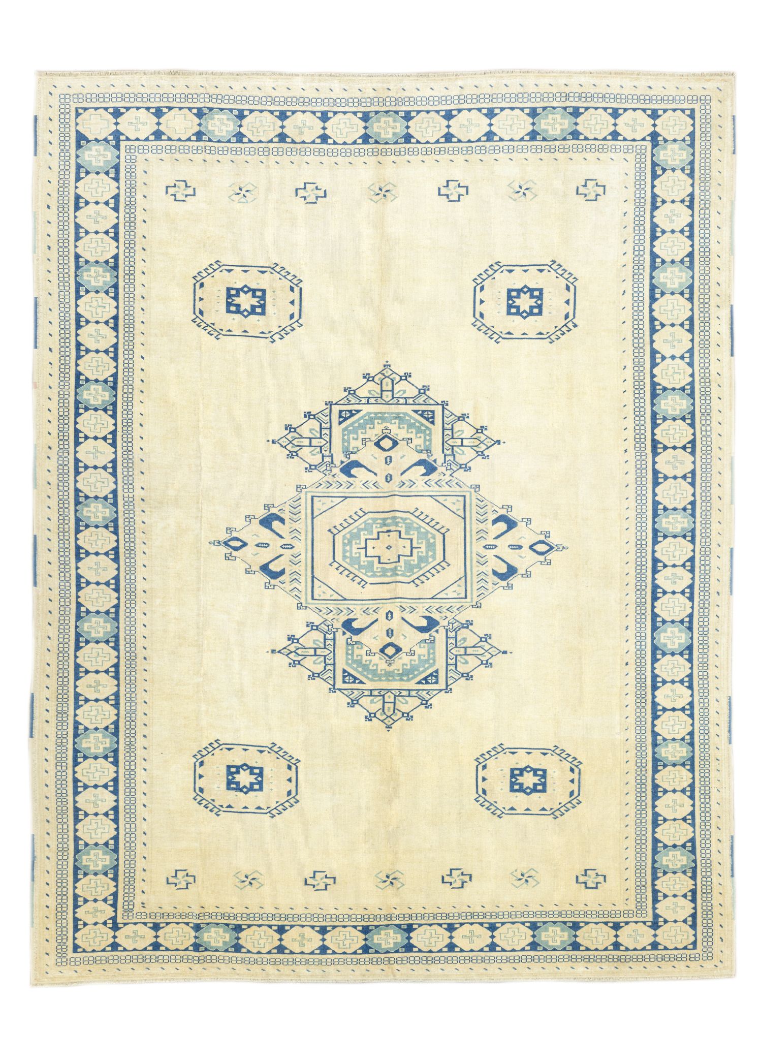 Madra Rustic Handwoven Wool Rug 278x372 cm