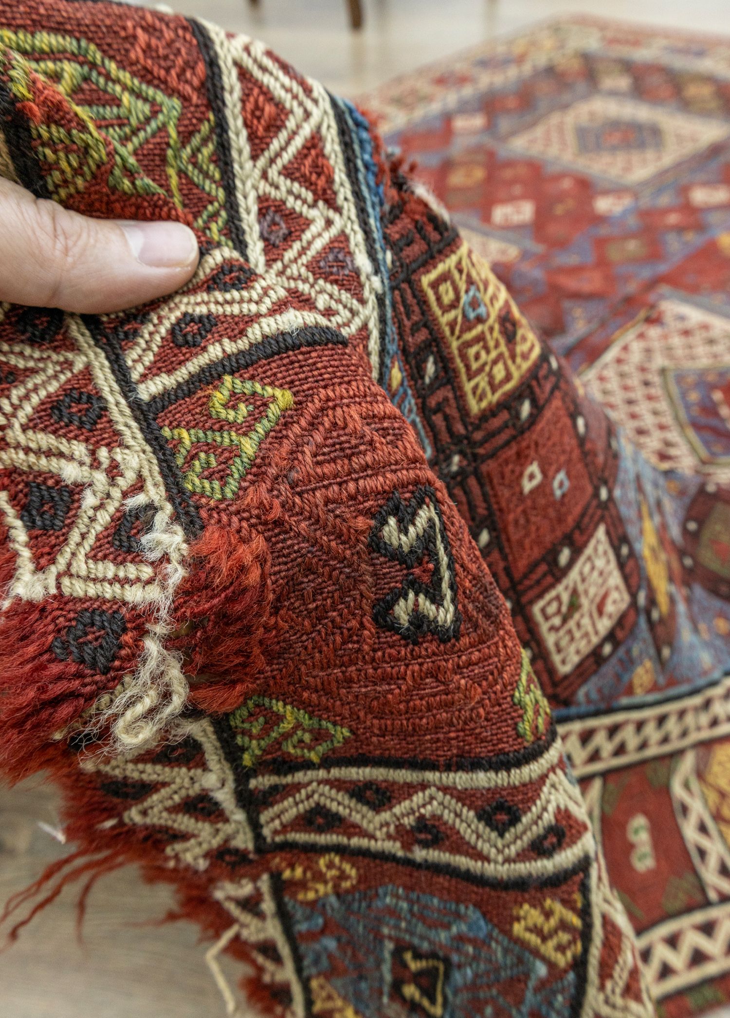 Konya, El Dokuma Antika Cicim Kilim 170x230 cm