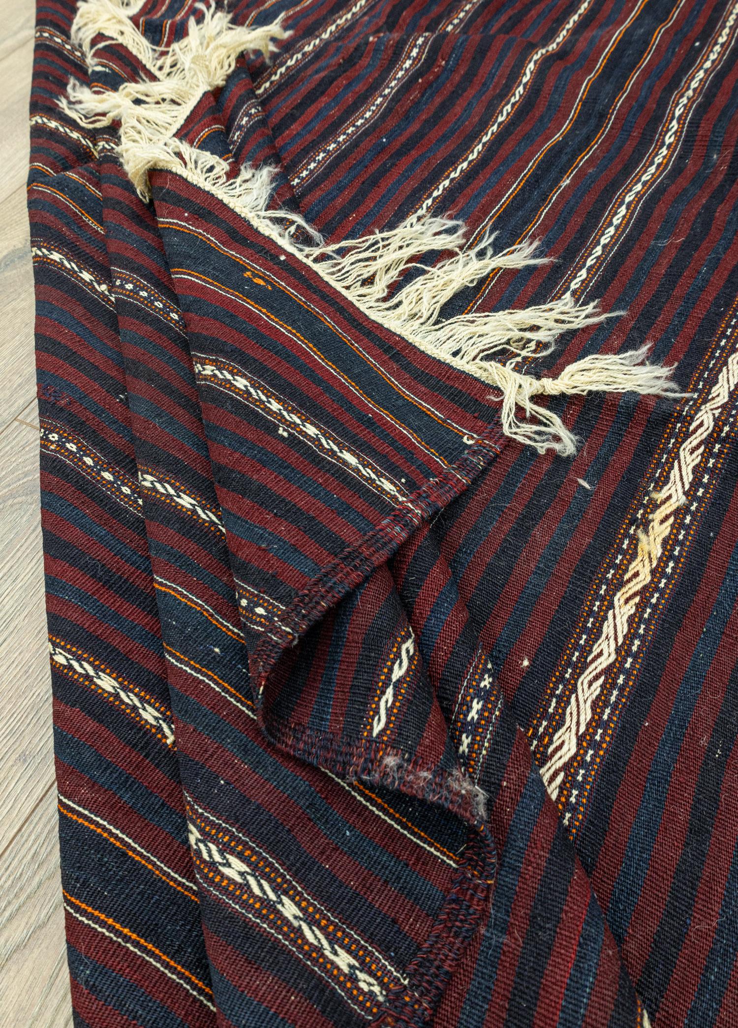 Tavira El Dokuma Çubuklu Kilim 158x203 cm