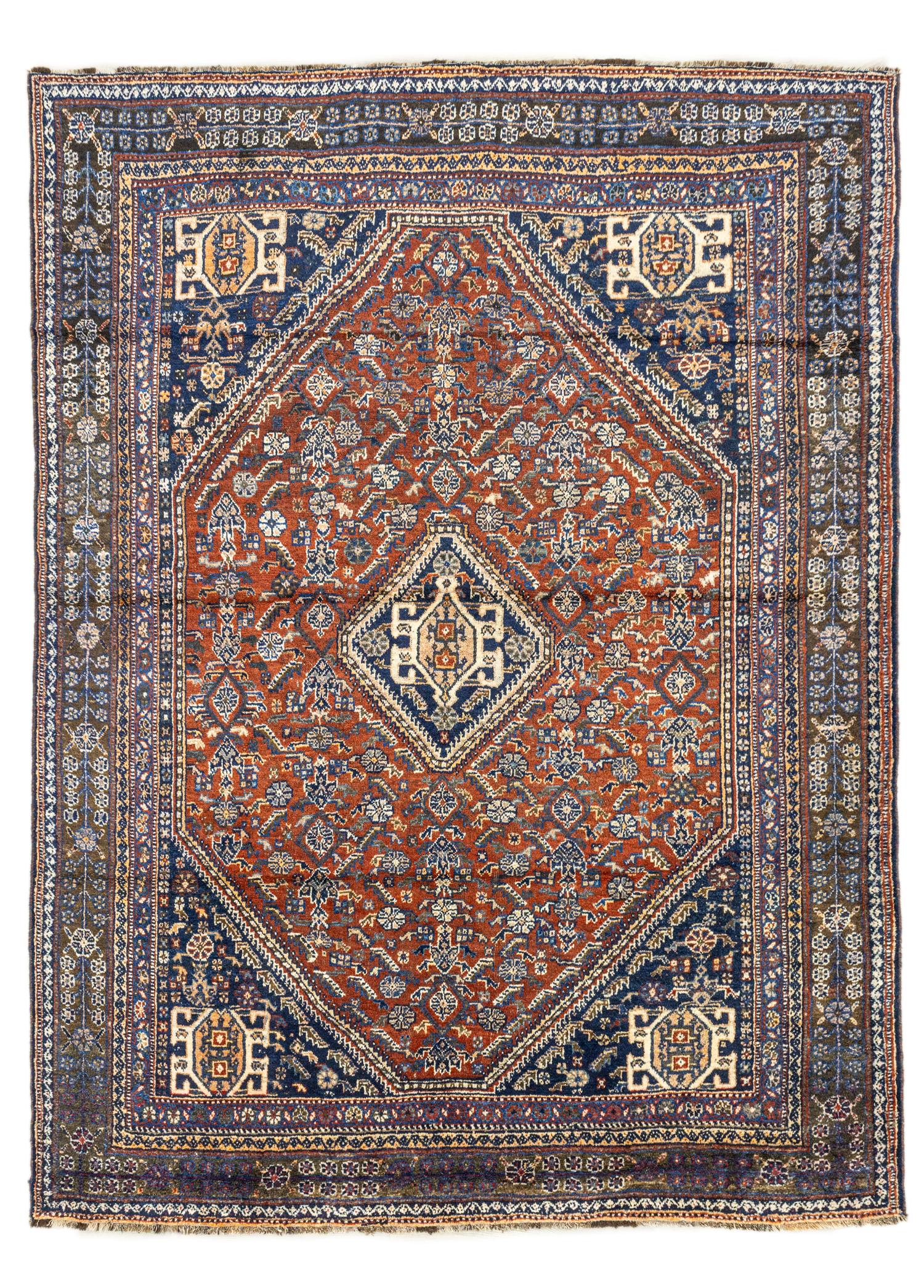 Meybod Handwoven Wool Iranian Rug 229x299 cm