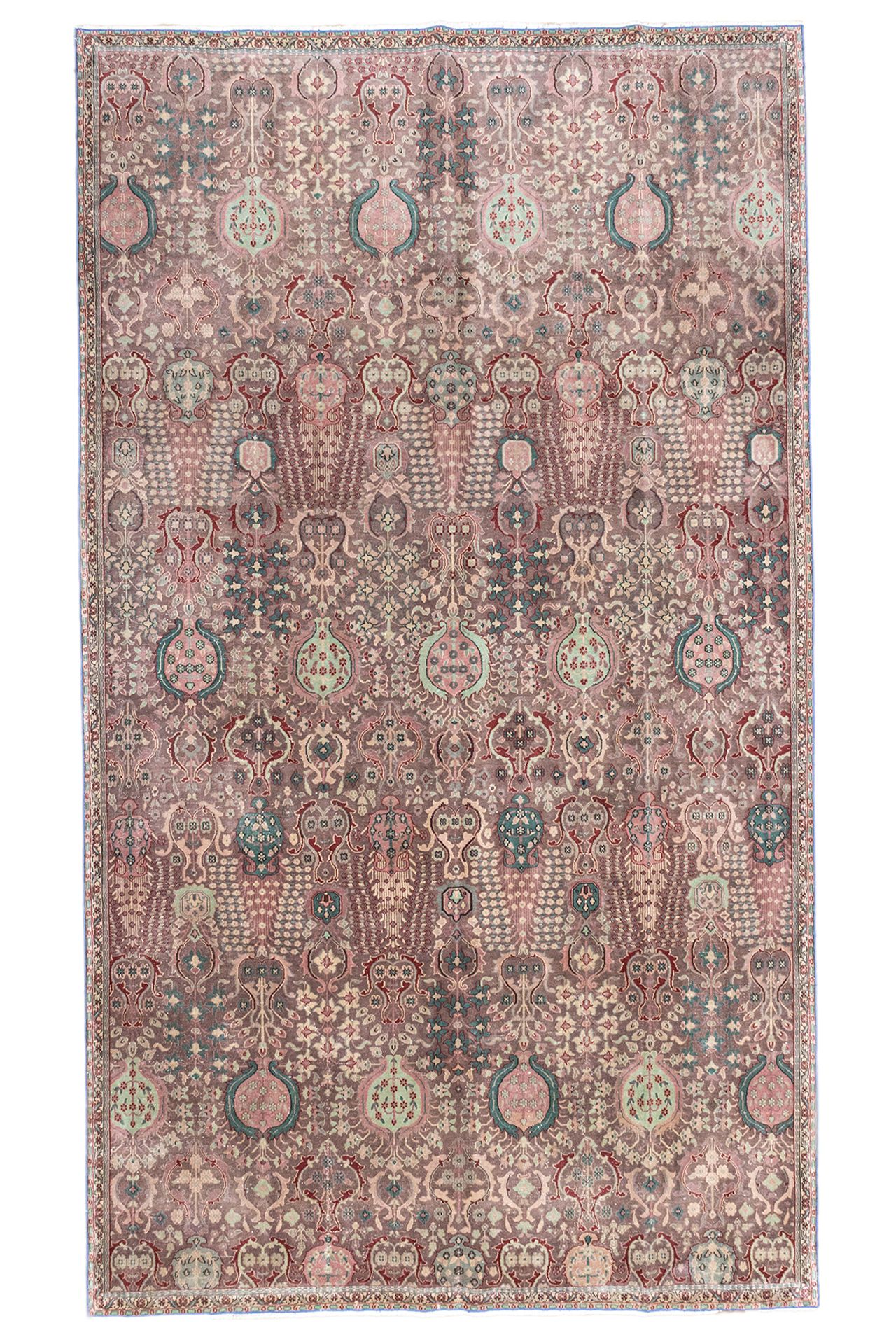 Saulet Ethnic Figured Hand-Woven Persian Carpet 186x286 cm
