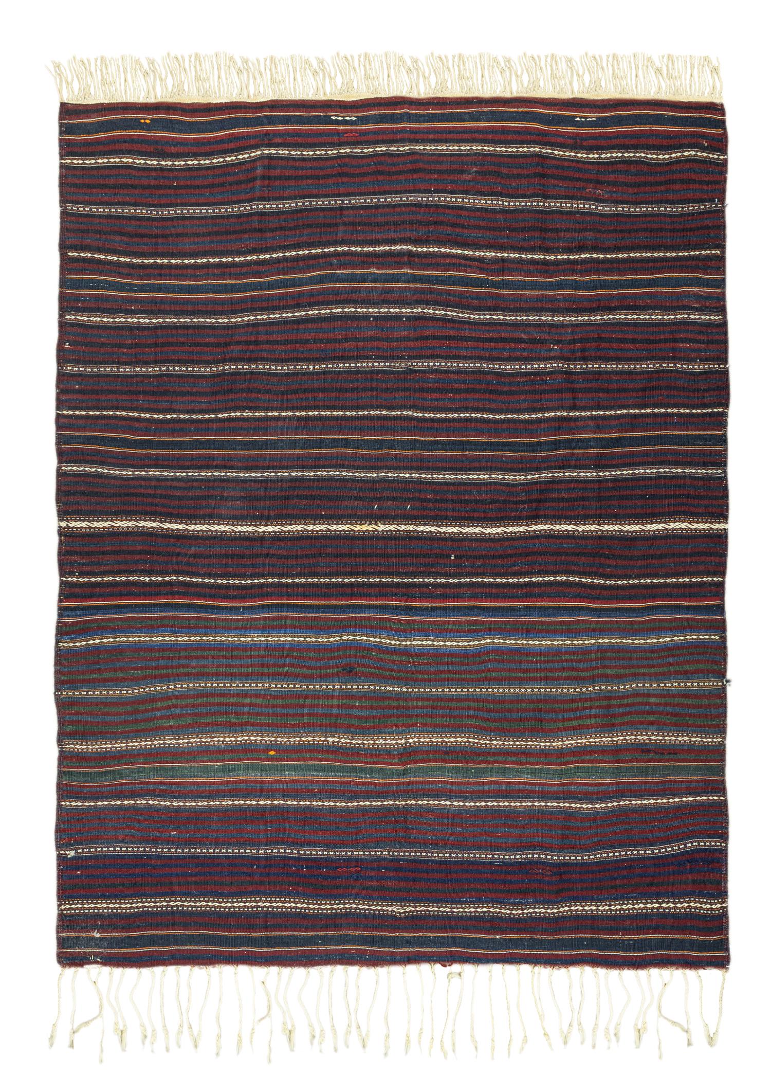 Tavira El Dokuma Çubuklu Kilim 158x203 cm