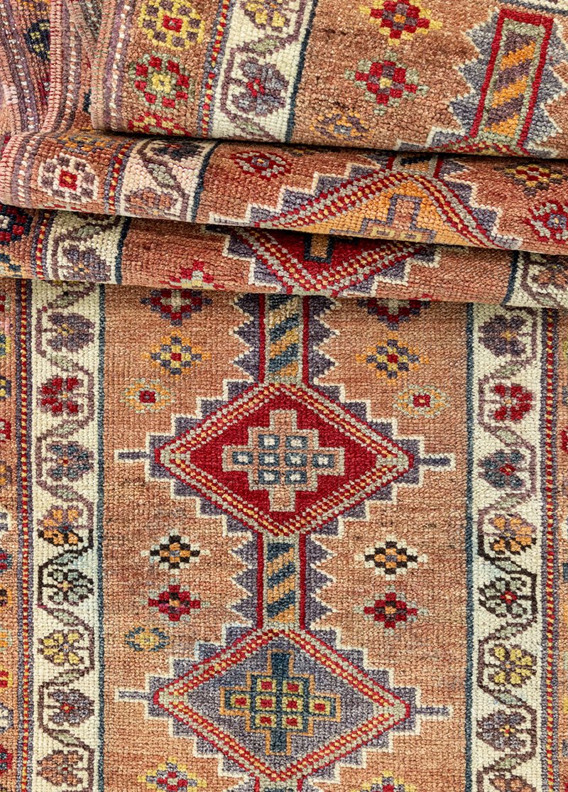 Kasrık Abundance Pattern Hand-Woven Runner 2,5x11,7 ft