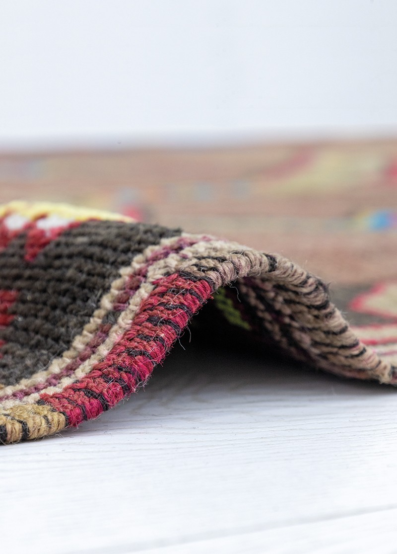 Eli Belinde Pattern Wool Runner 2,9x10.9 ft