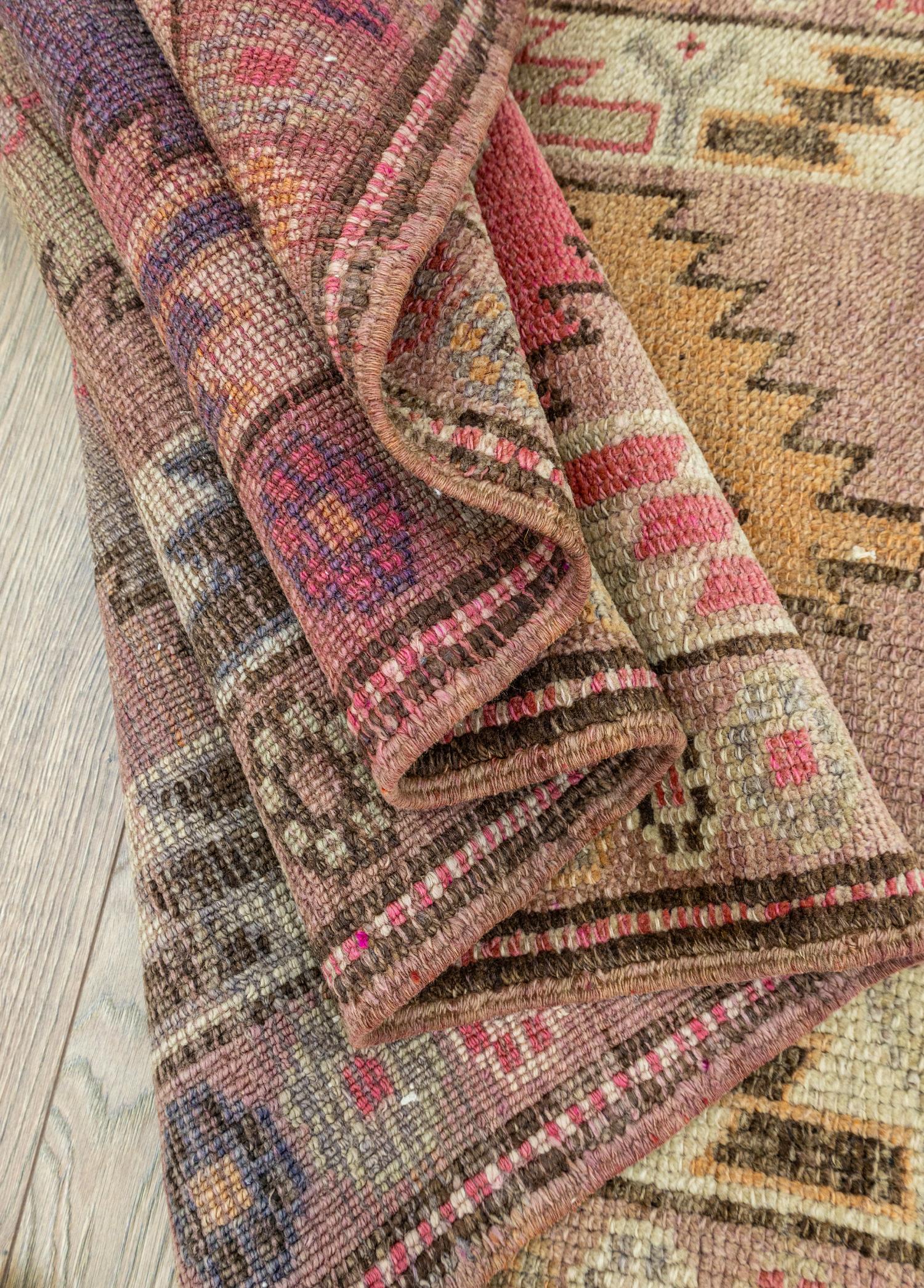 Asmira Rustic Hand-Woven Wool Runner 82x357 cm