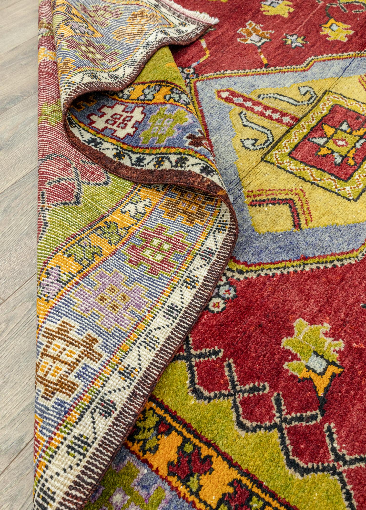 Navoi Handwoven Colorful Dazkırı Rug 177x274 cm