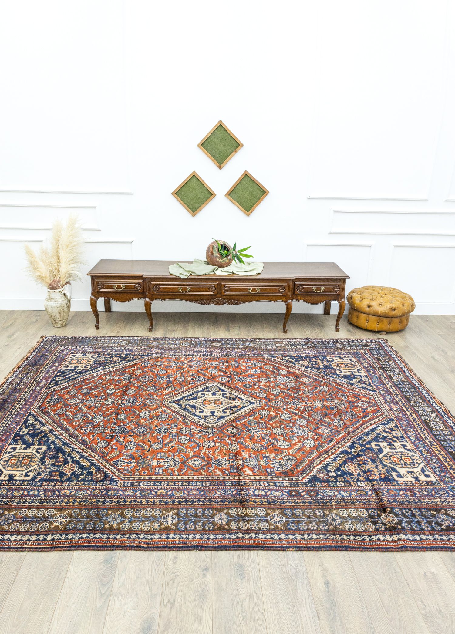 Meybod Handwoven Wool Iranian Rug 229x299 cm