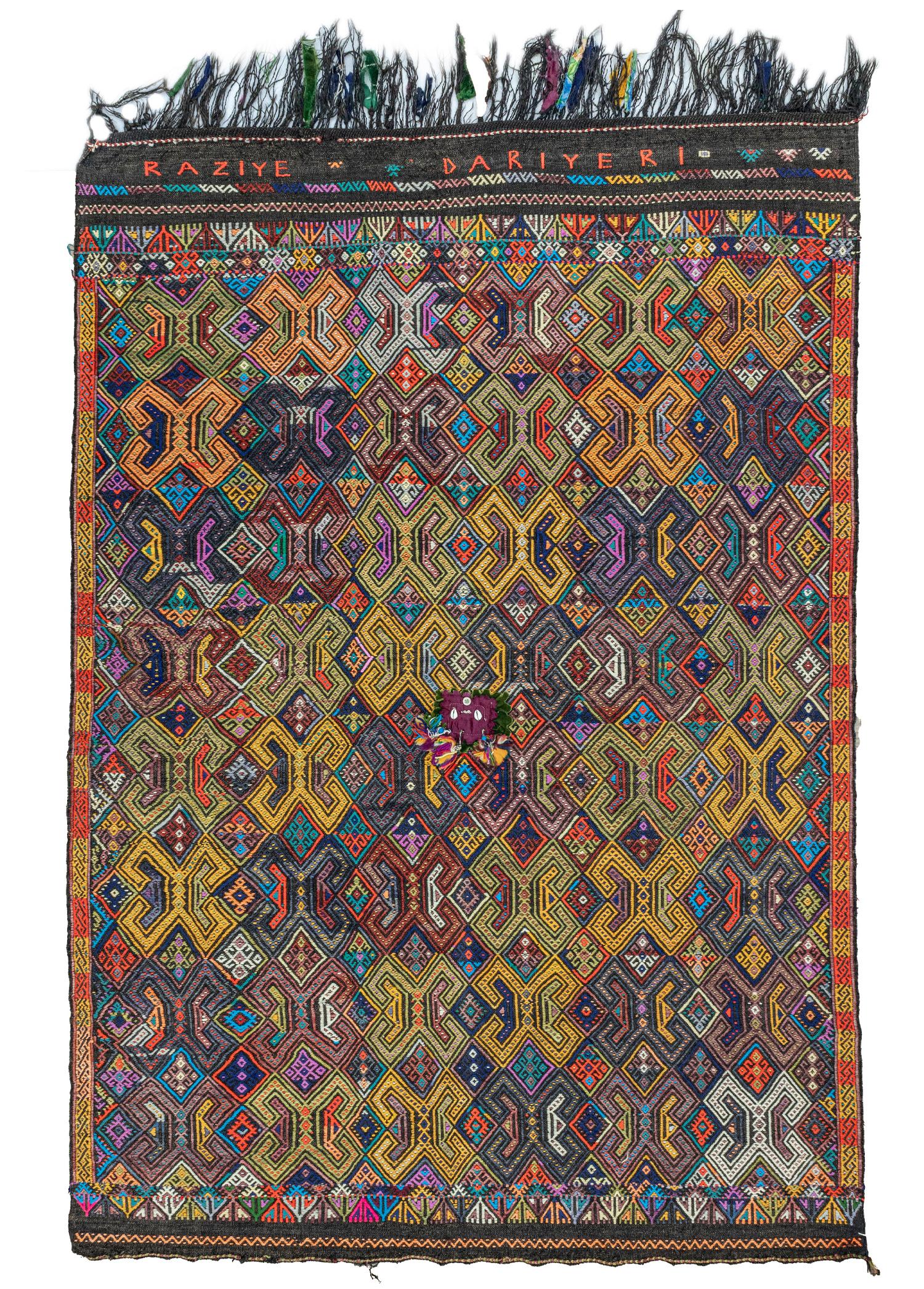 Egil Etnik Tasarımlı El Dokuma Kilim 133x192 cm