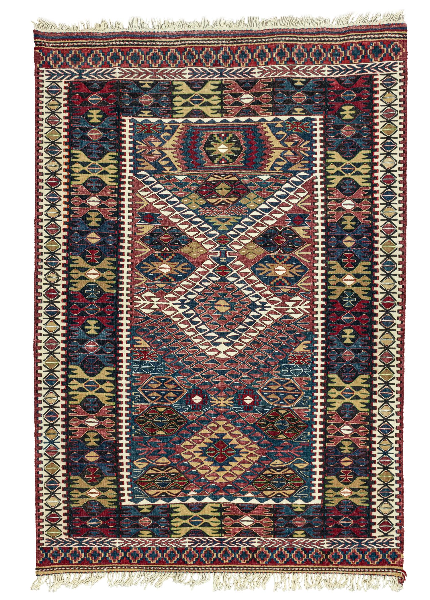 Vigen Rustic Hand-Woven Wool Nuzumla Rug 136x196 cm