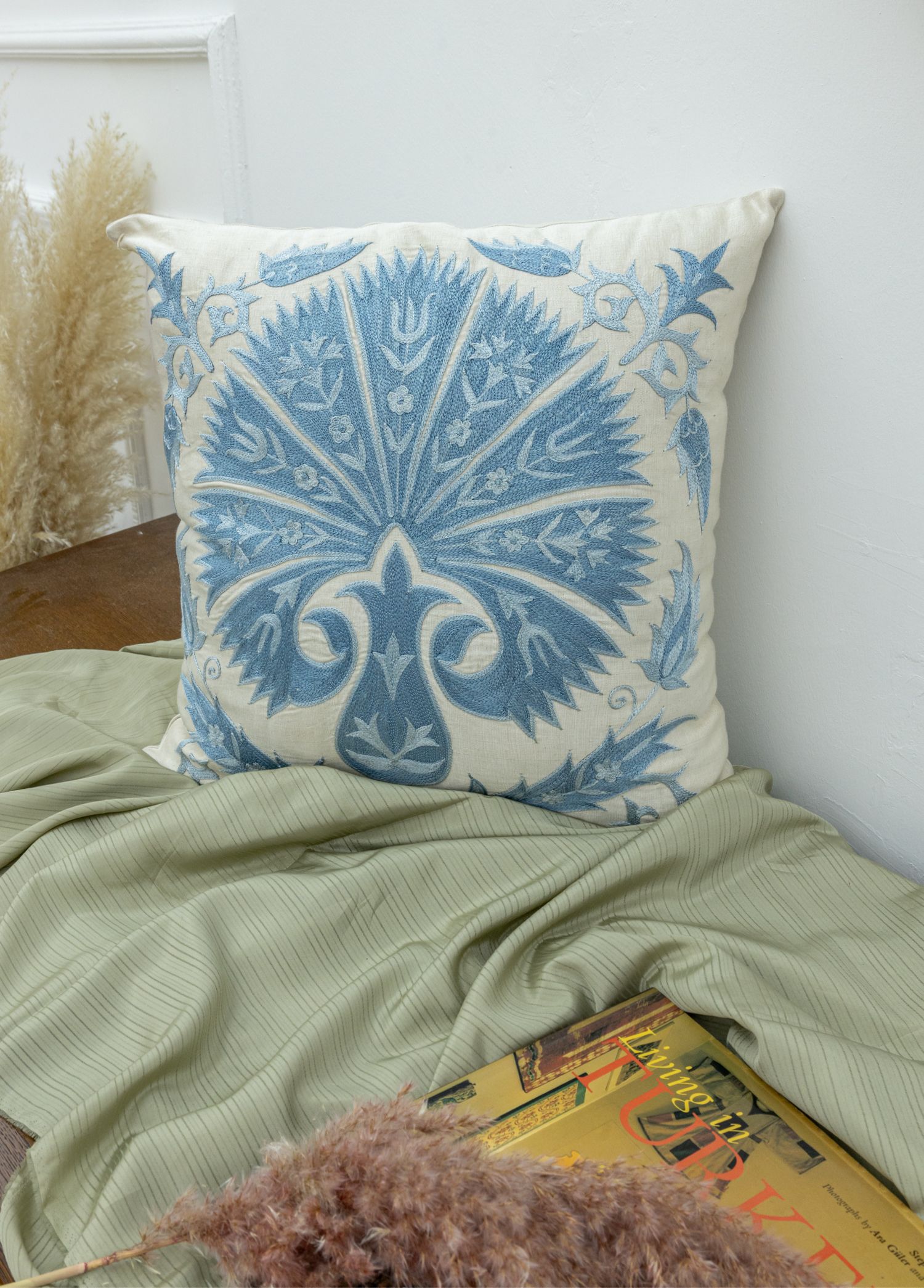 Laine Handmade Silk Cushion 45x45 cm